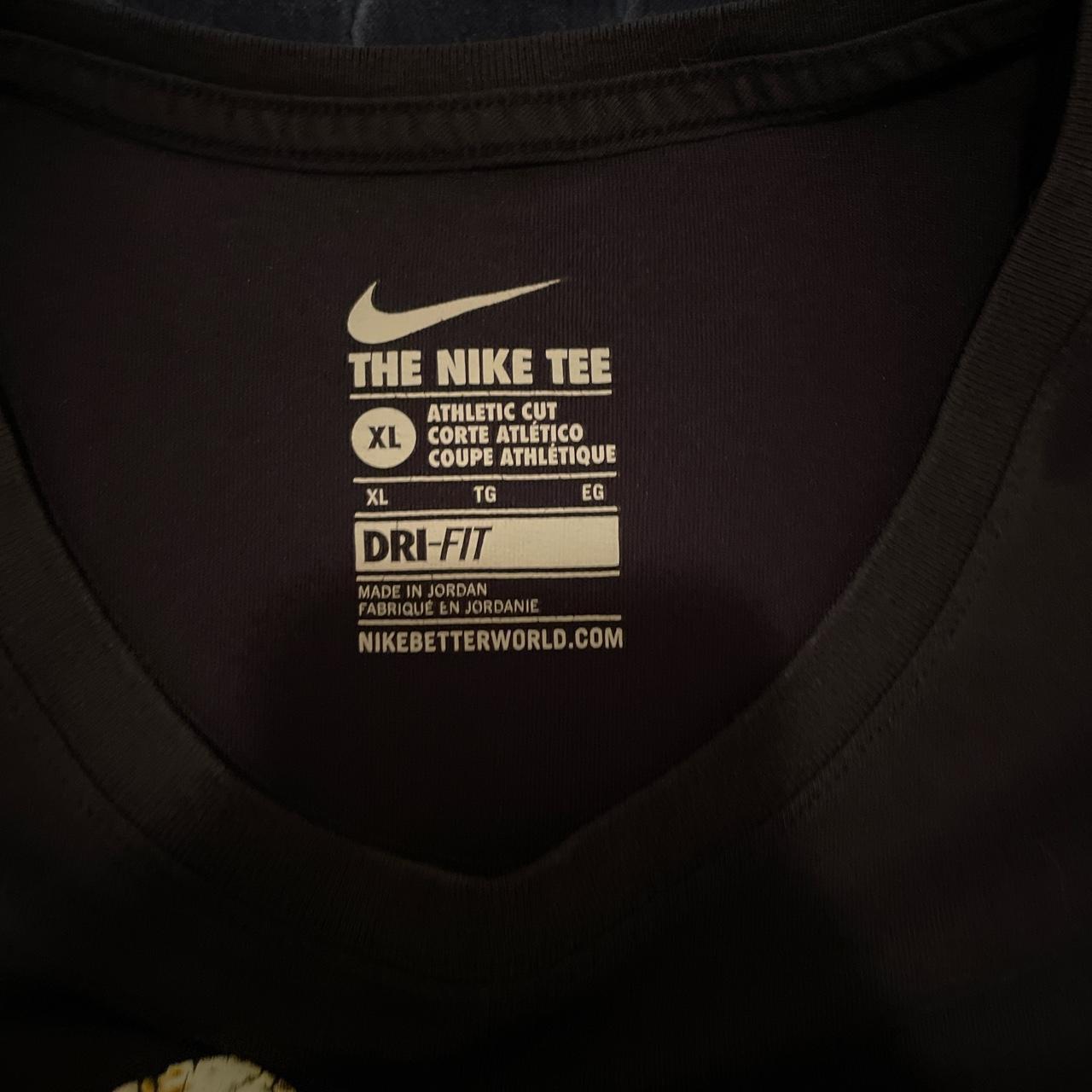 Red Nike LeBron James t-shirt XS men's LeBron logo - Depop