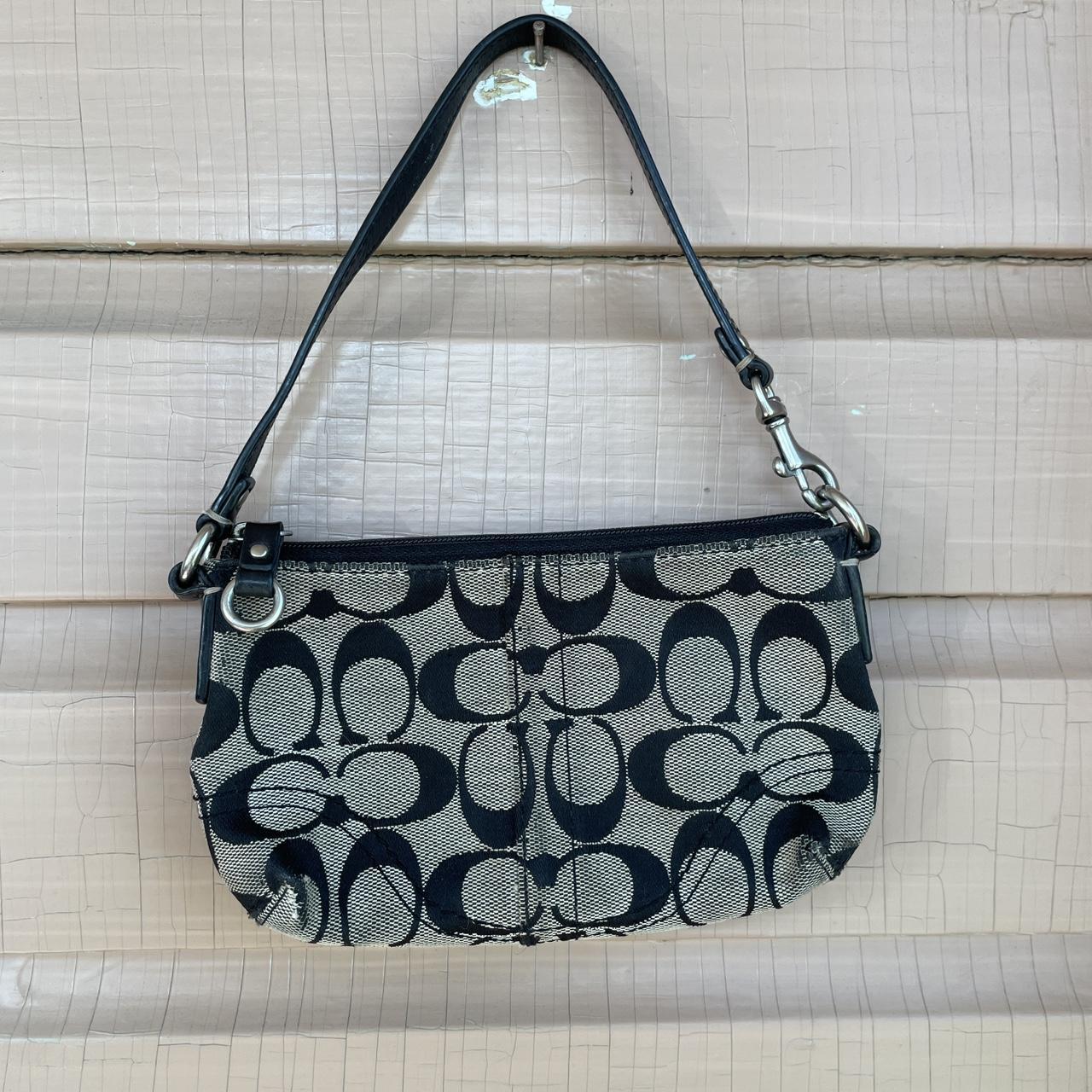 Coach Women's Black and White Bag
