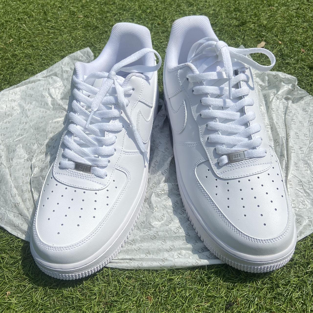 mens white air force trainers