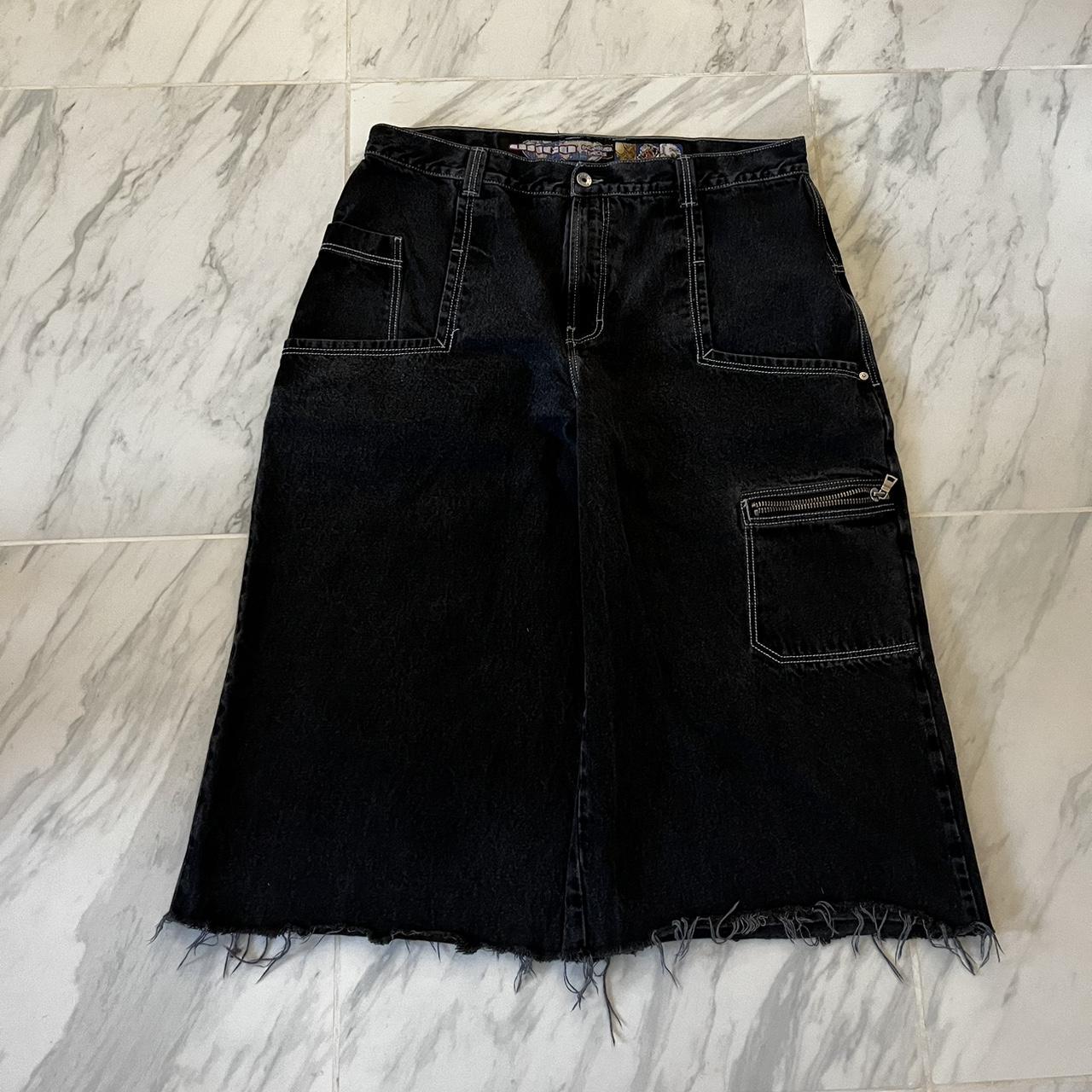 black jnco silverbacks, these are sick i customized... - Depop