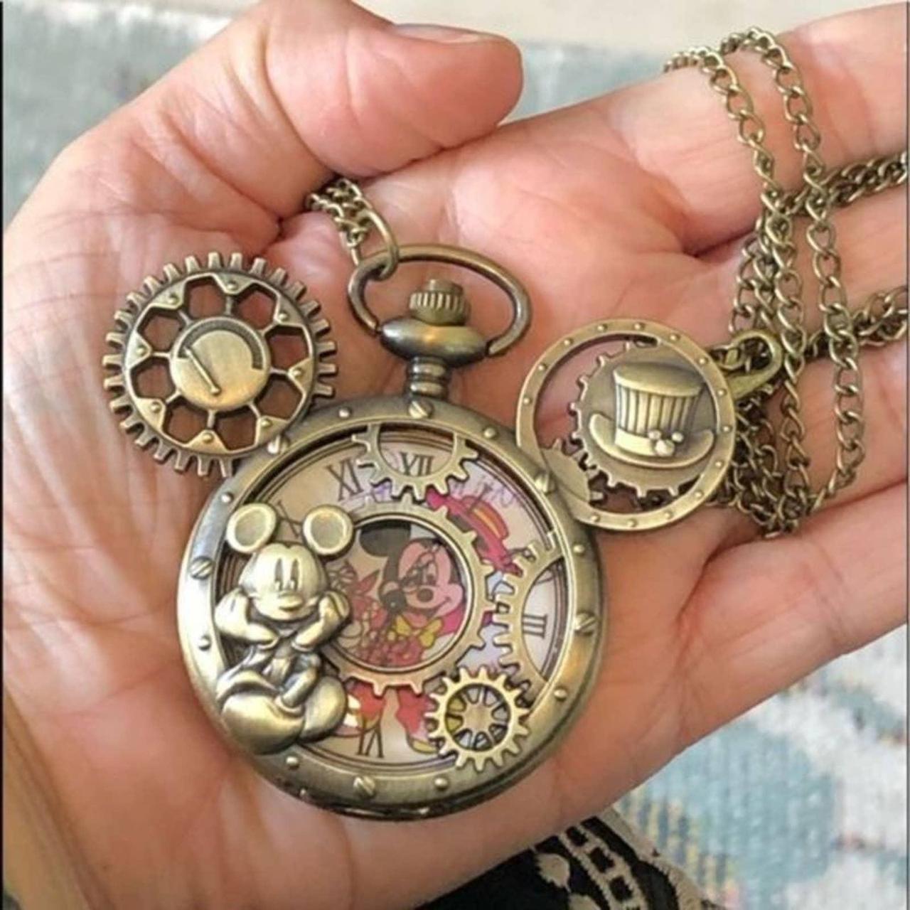 Disney mickey mouse hot sale pocket watch