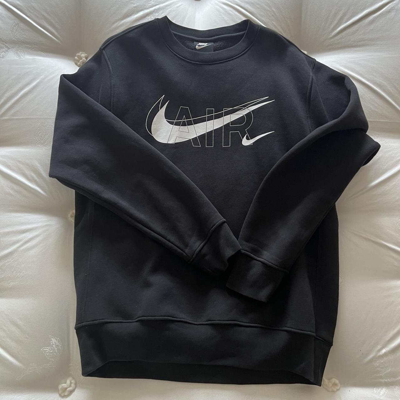 Nike Double Swoosh Sweatshirt Size Small / Can fit... - Depop