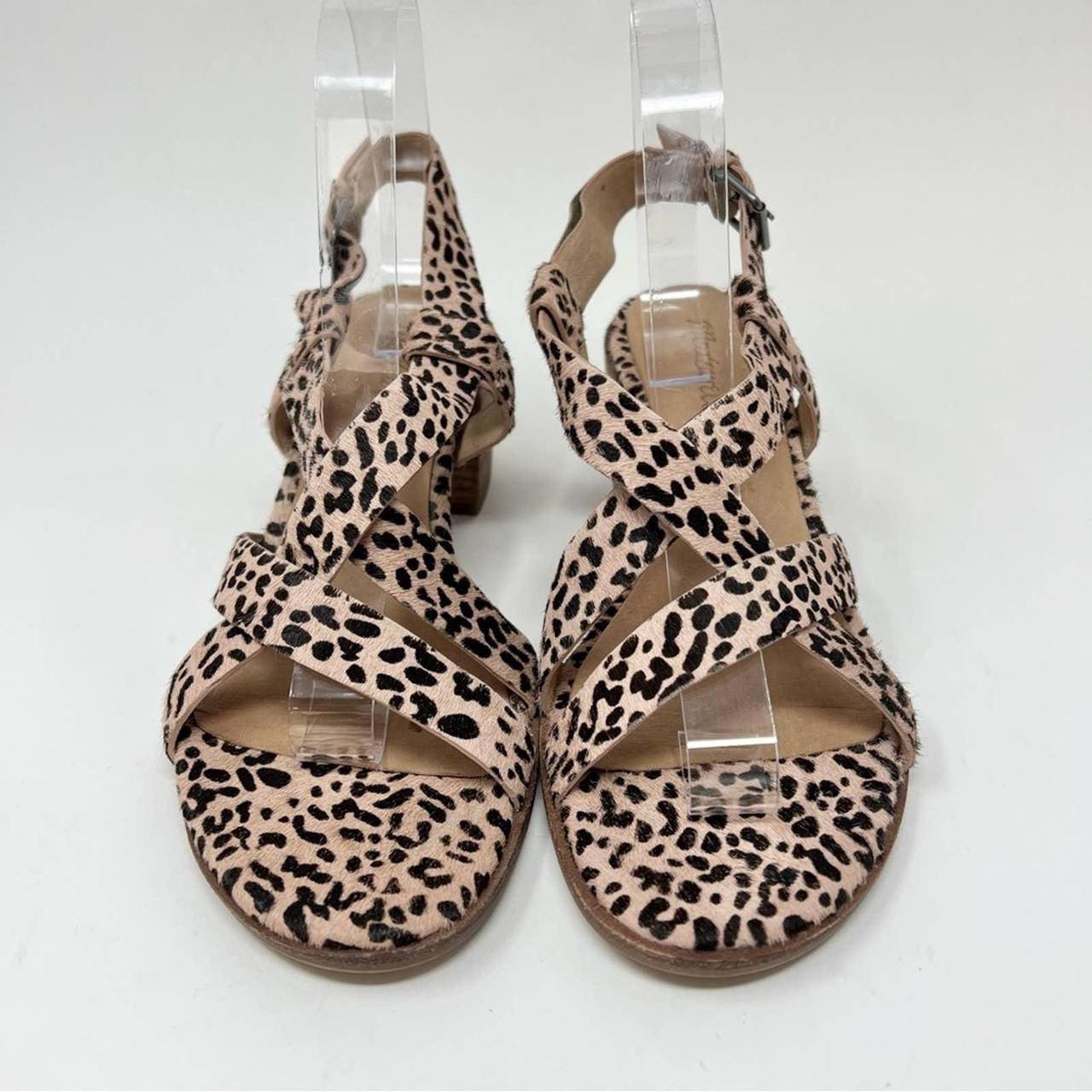 Madewell Alyssa Leopard Strappy Sandals Leopard Depop