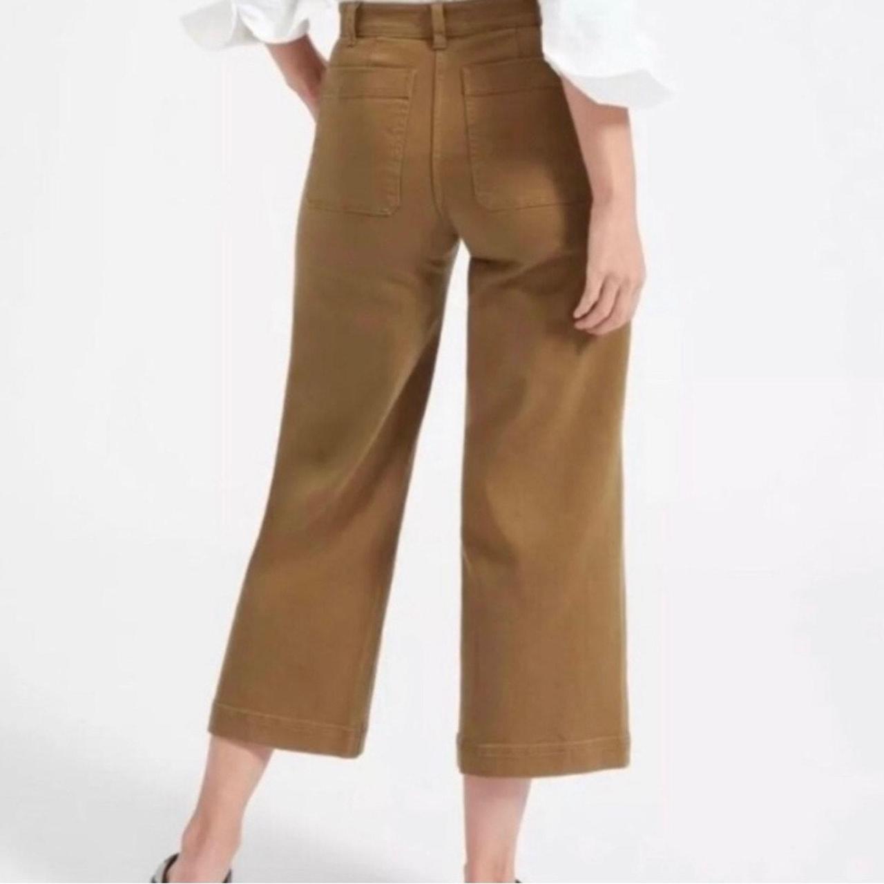 ✨Everlane Organic Cotton Wide Leg Pants Depop