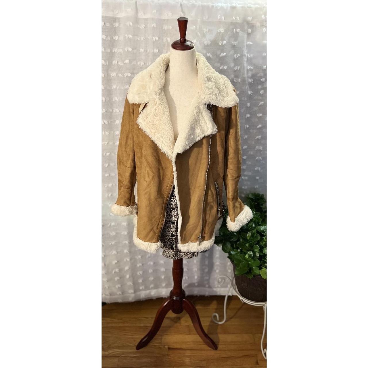 Pull and bear on sale faux suede jacket