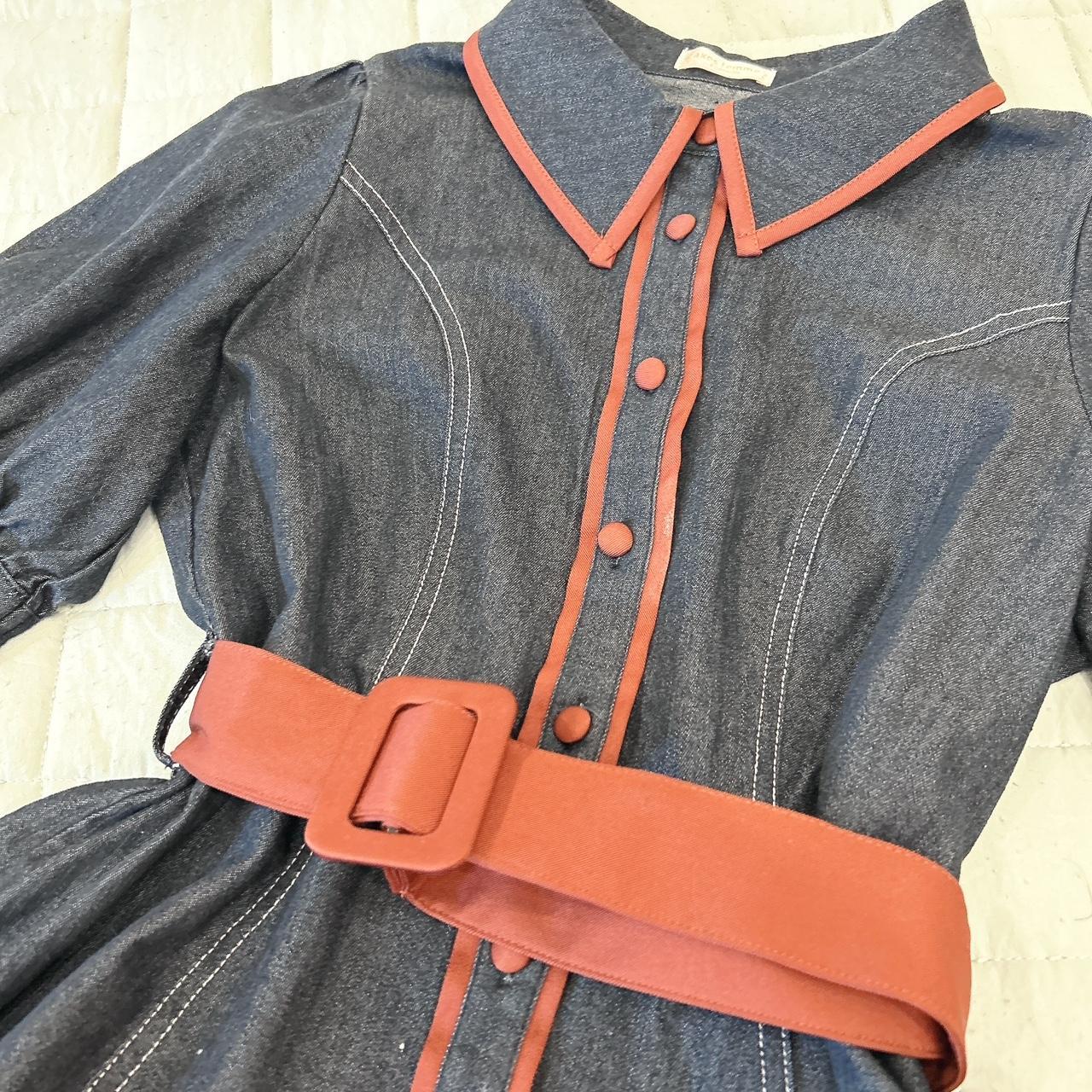 Axes Femme western denim dress 💗 SM 💗 kawaii cute... Depop