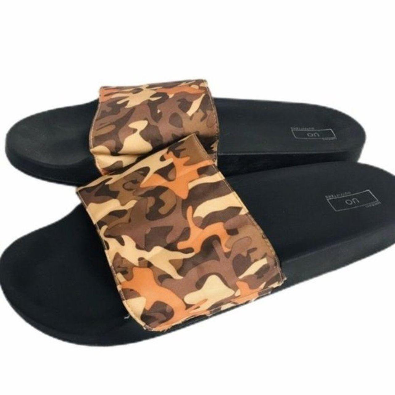 Urban Outfitters Men’s Sandals Pool Bathing Camo... Depop