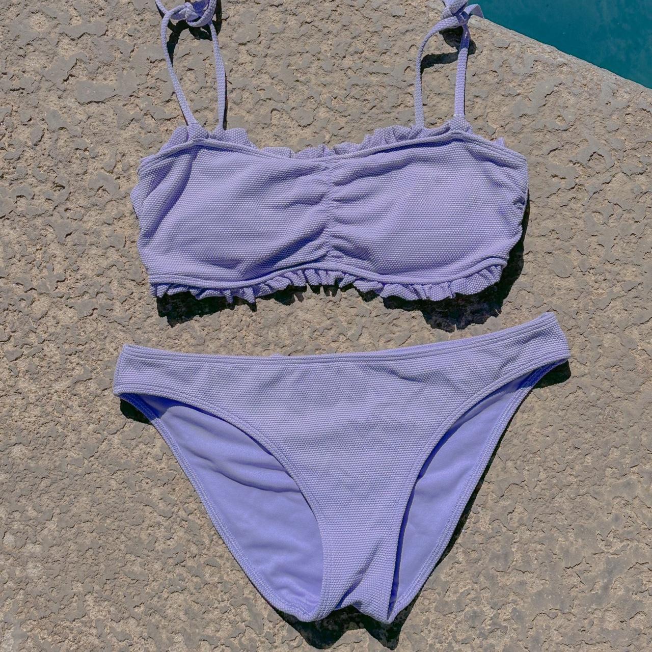 Hollister Co. Women's Purple Bikinisandtankinisets Depop