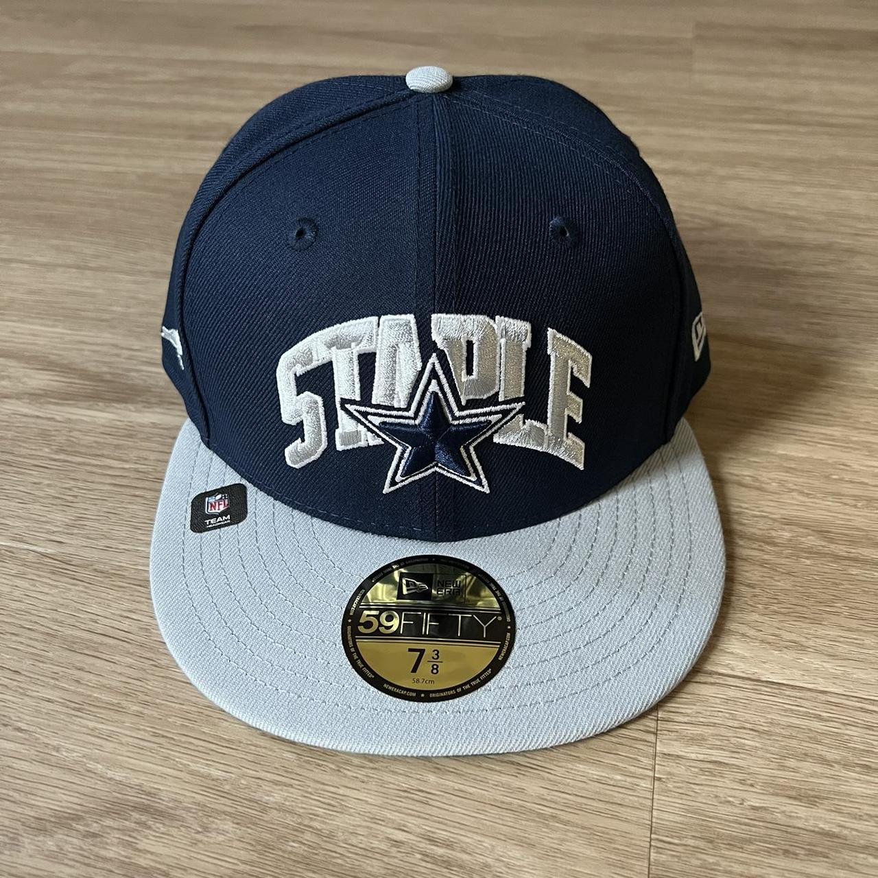 Dallas Cowboys 59 Fifty Fitted Topped up Grey Denim Hat