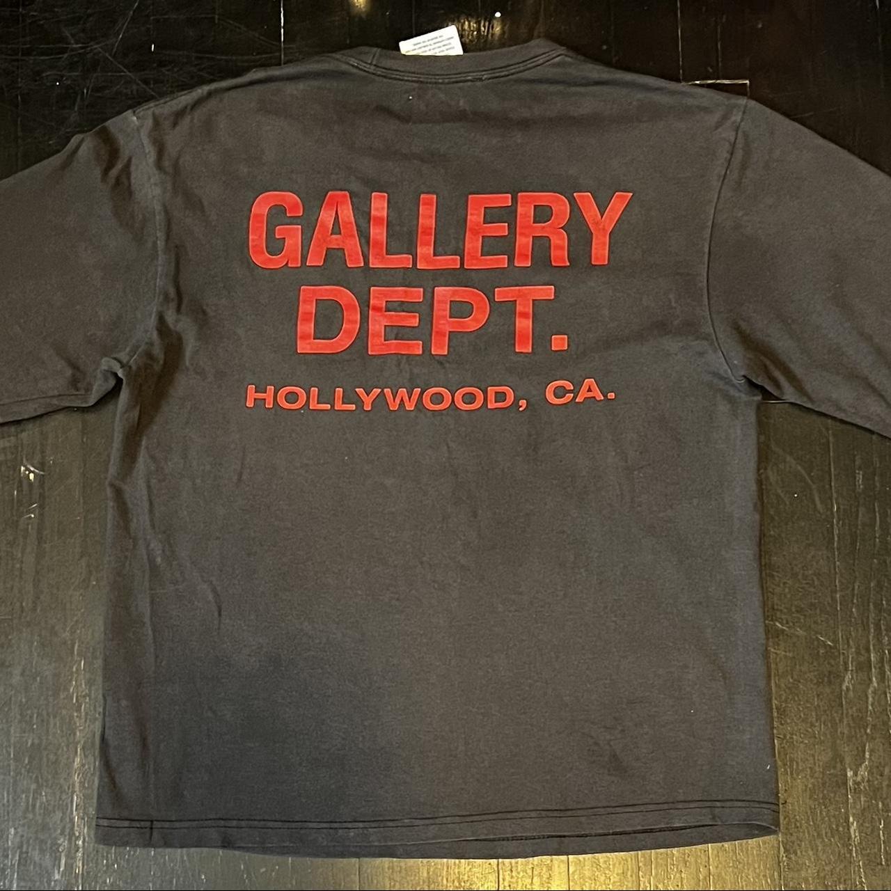 Black Washed Gallery Dept. Souvenir L/S T-Shirt... - Depop