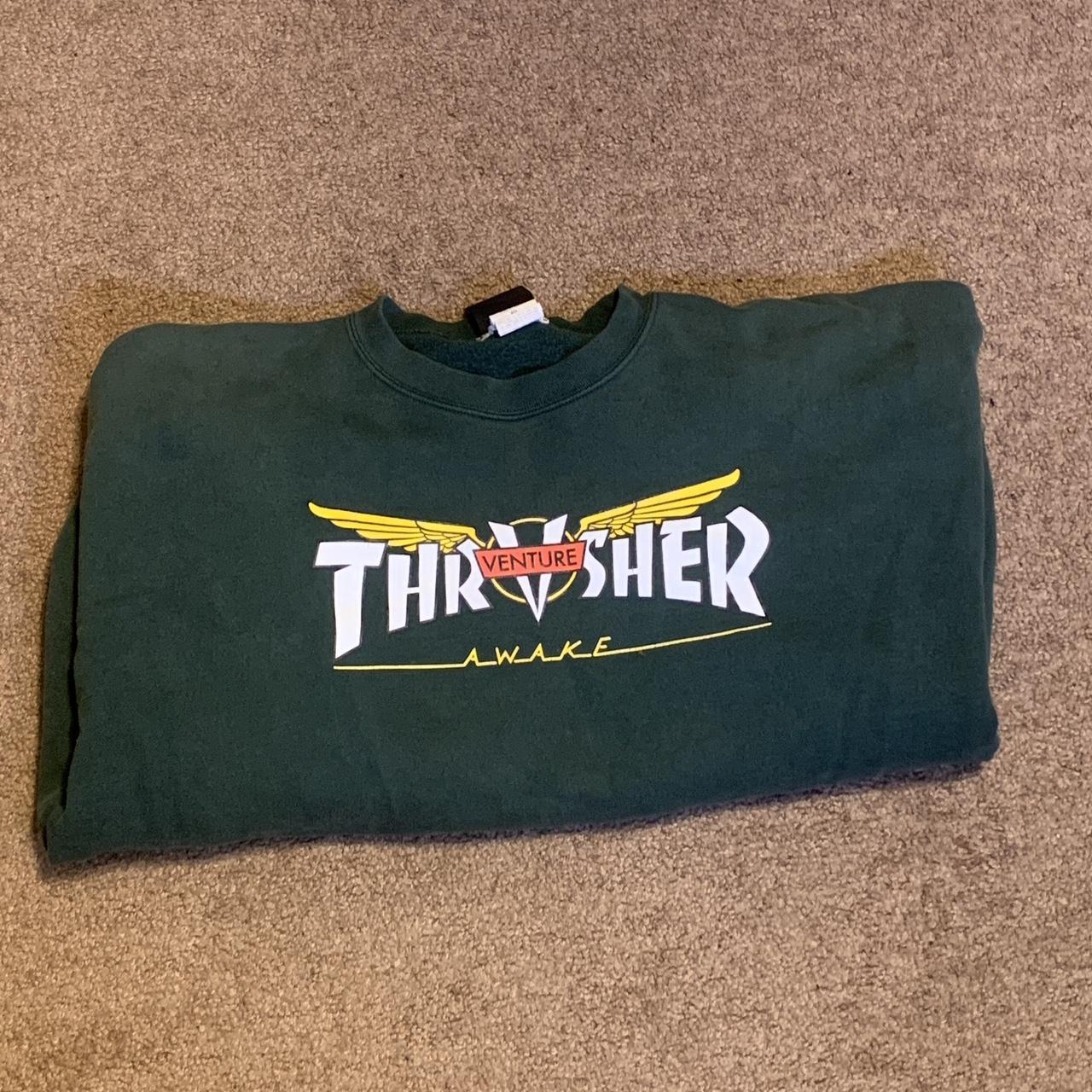 Thrasher x best sale venture crewneck