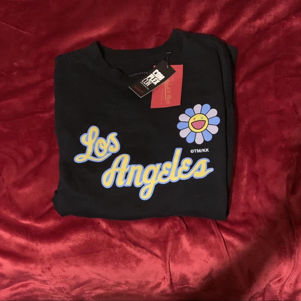 Takashi Murakami ComplexCon x LA Lakers M&N Logo Tee Black - Novelship