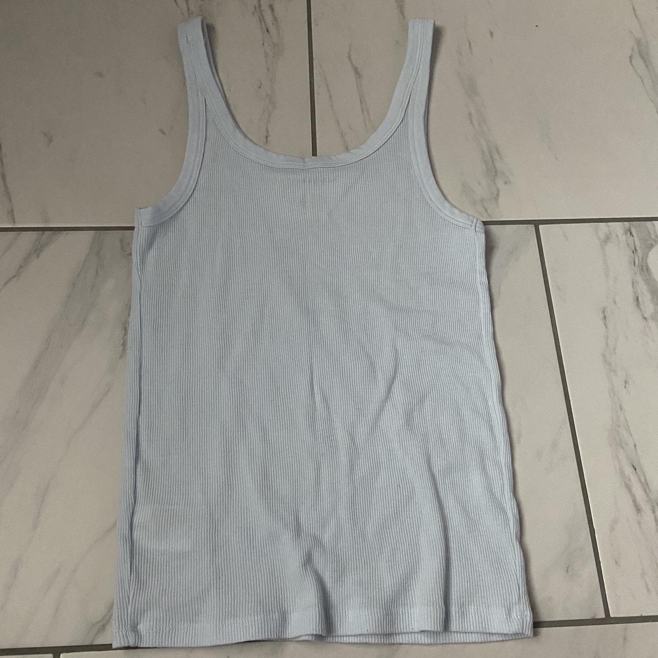 light blue tank top from american eagle! I bought... - Depop