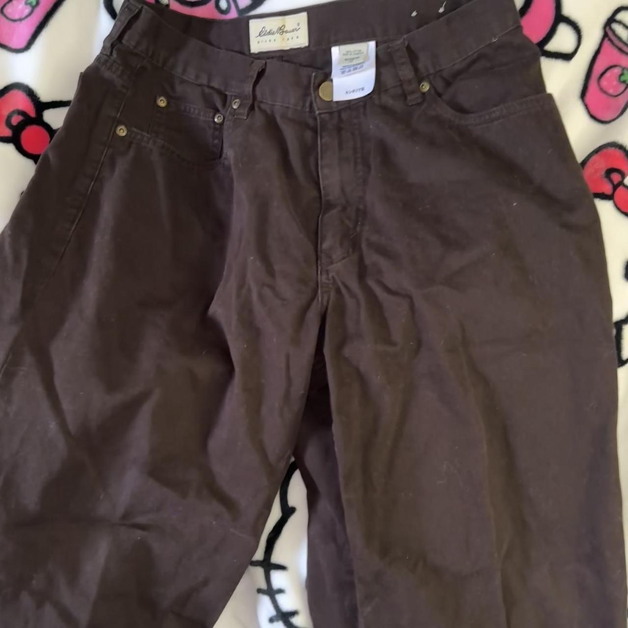 Eddie Bauer brown pants super flattering and cute!! - Depop