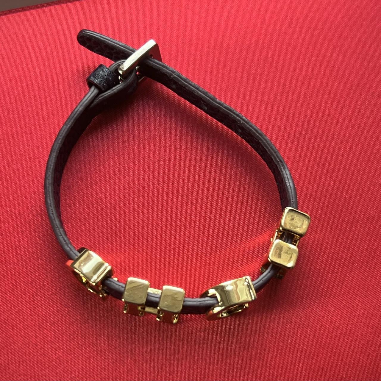 Leather bracelet Carolina Herrera Gold in Leather - 11033399