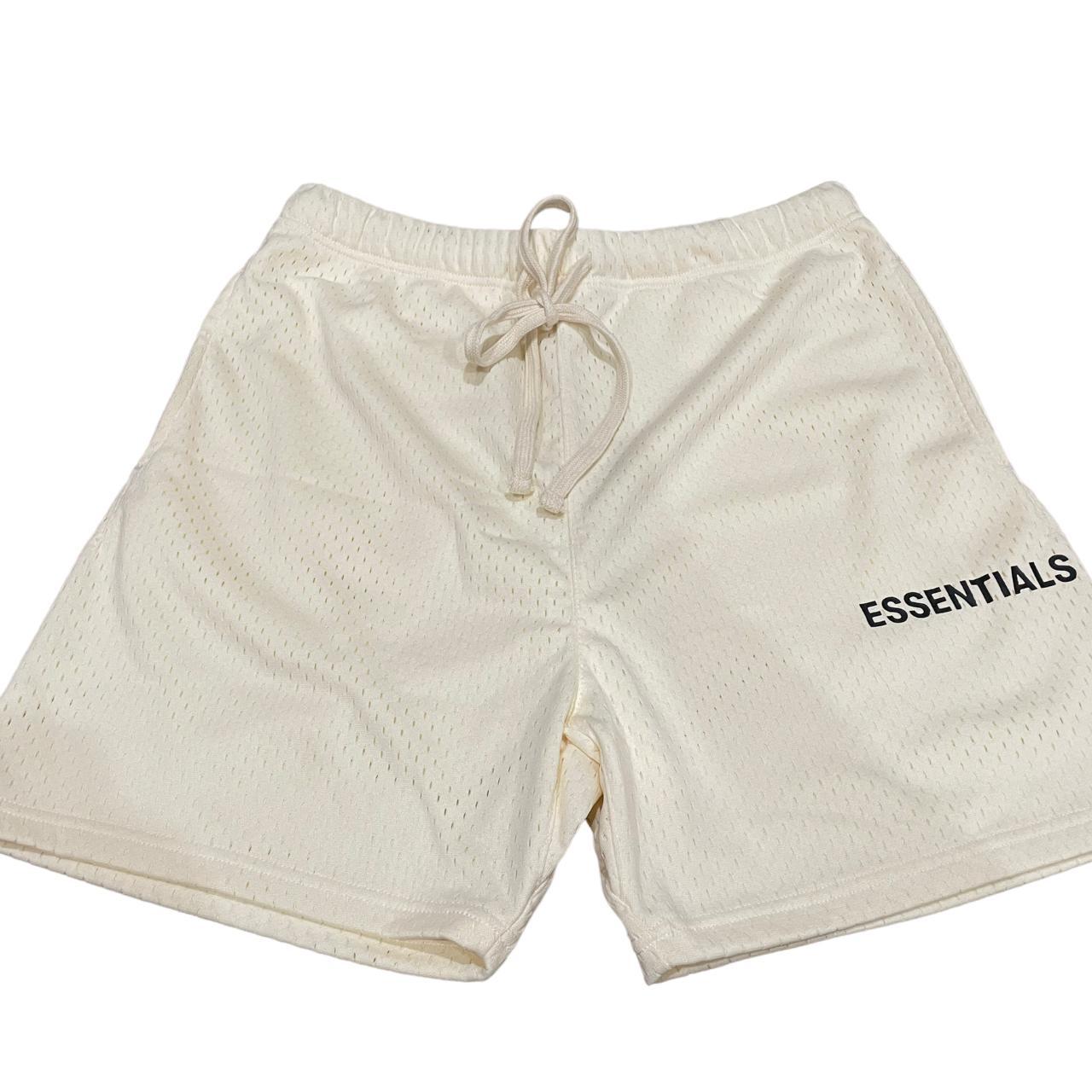 2024 essentials fear of god mesh shorts size small