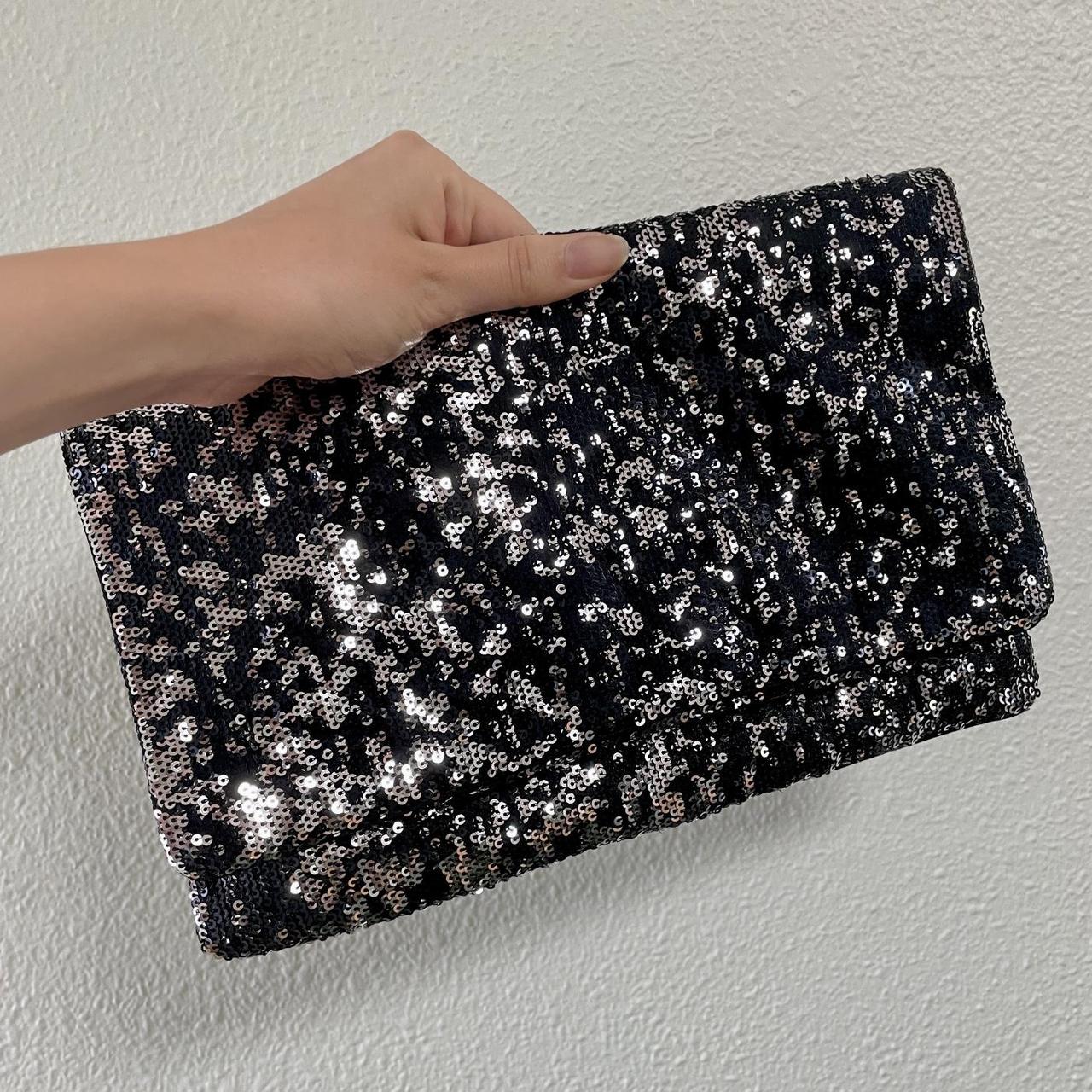 Bcbgmaxazria party clutch good