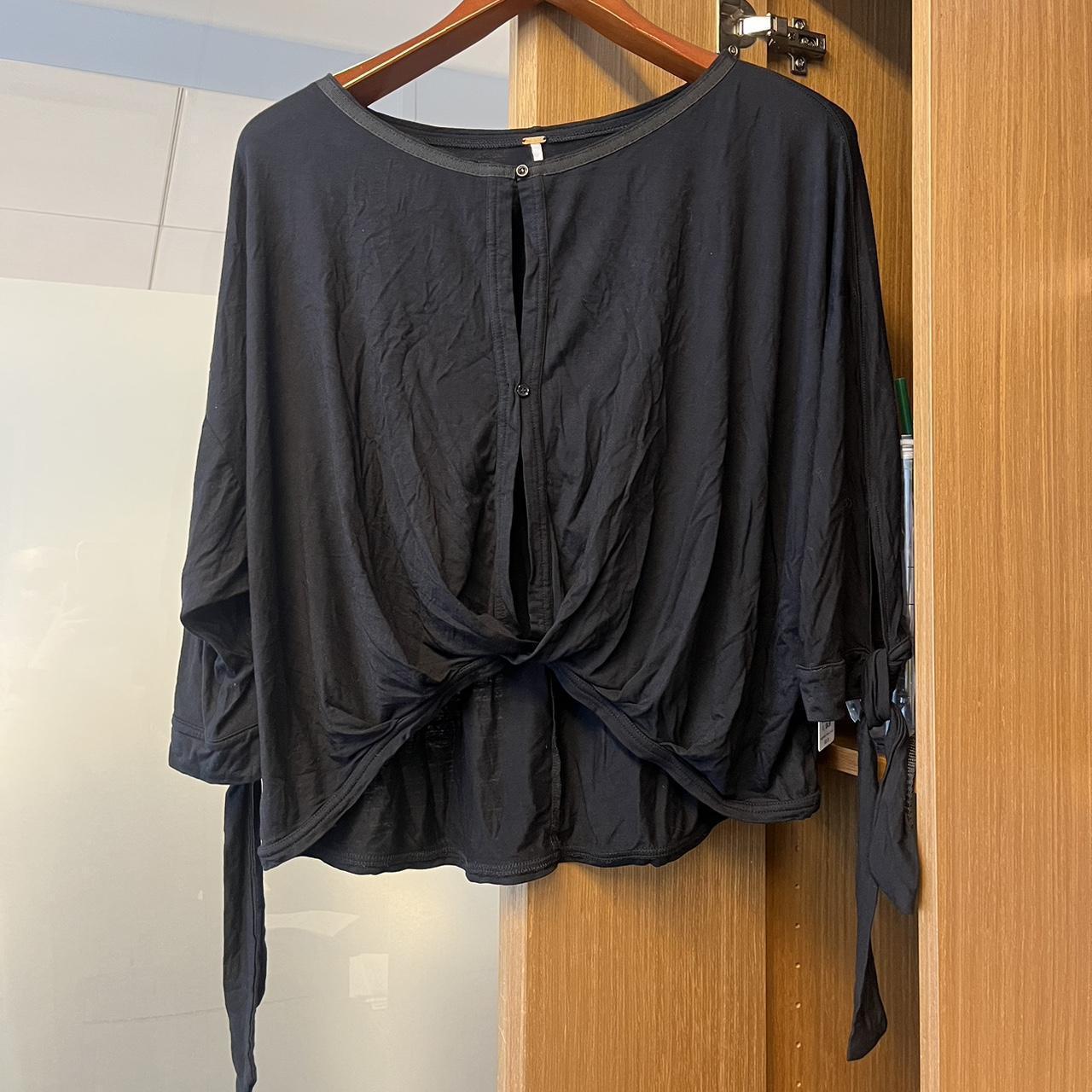 free people black top size Small originally $68 Depop free people black top size Small originally $68 Depop