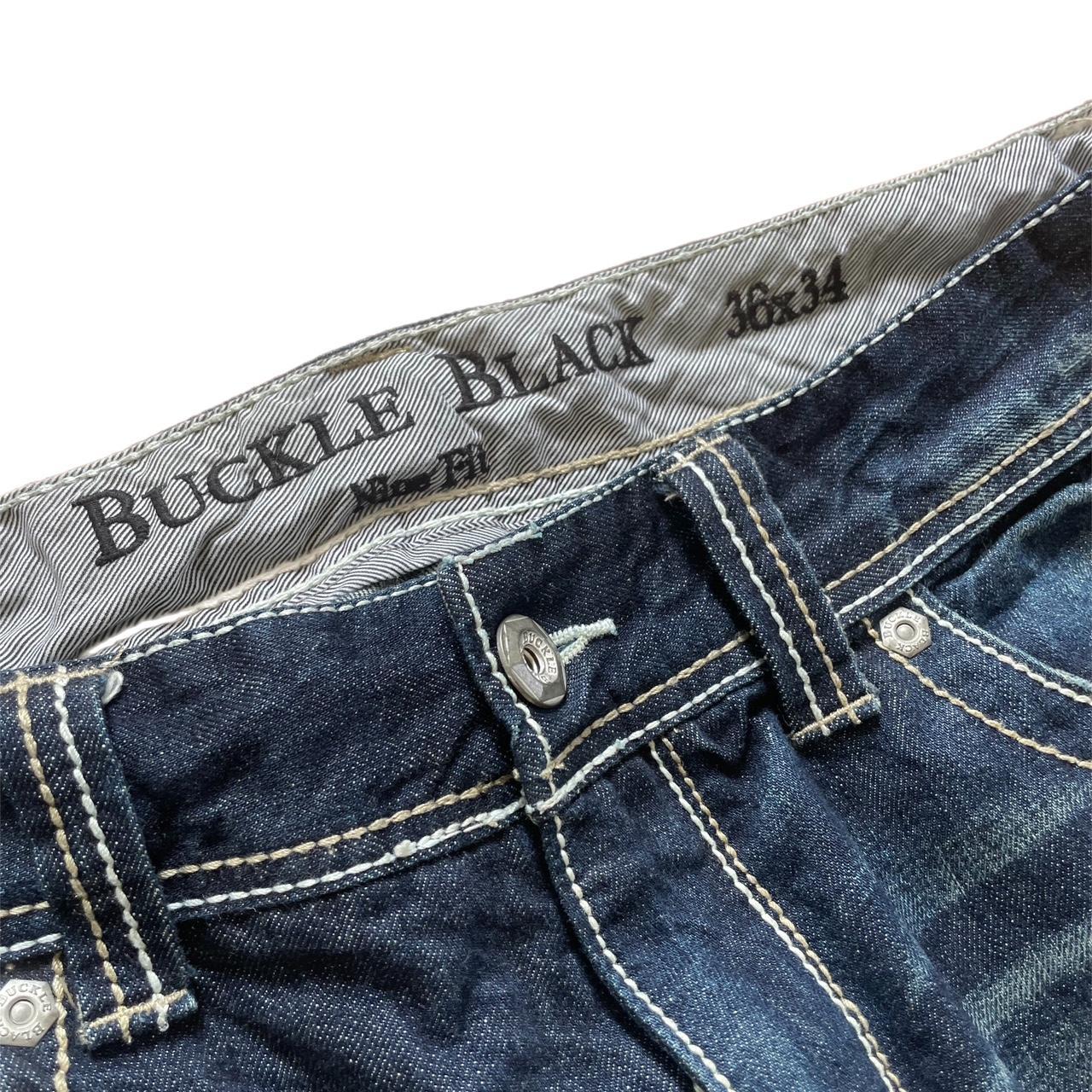 Buckle Black Men's Jeans (3)