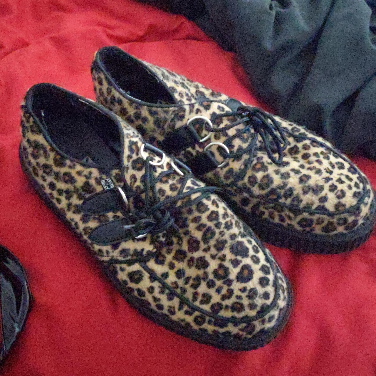 Worn inside a few times. TUK creepers. Leopard. W9 / M7 Depop