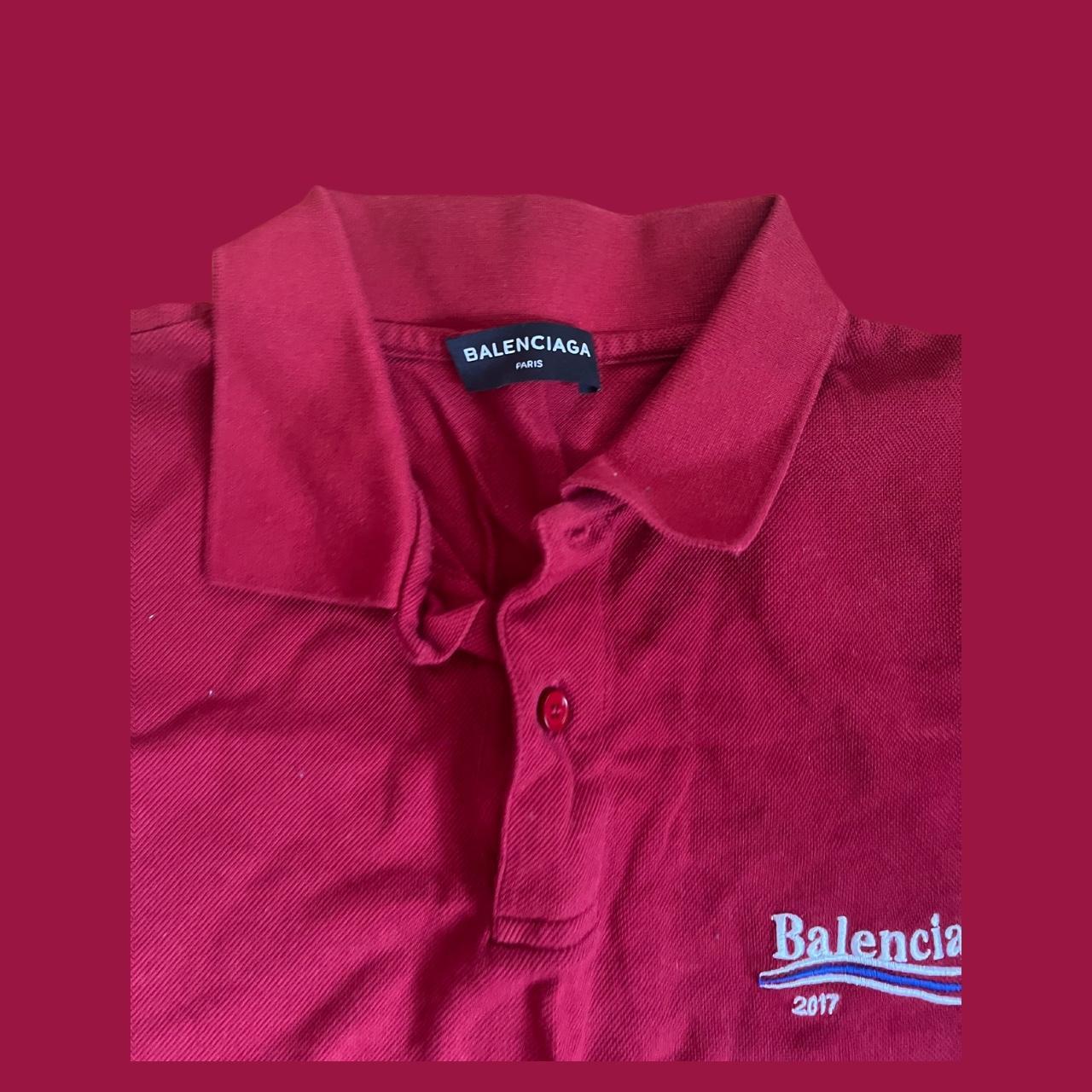 Balenciaga on sale polo red