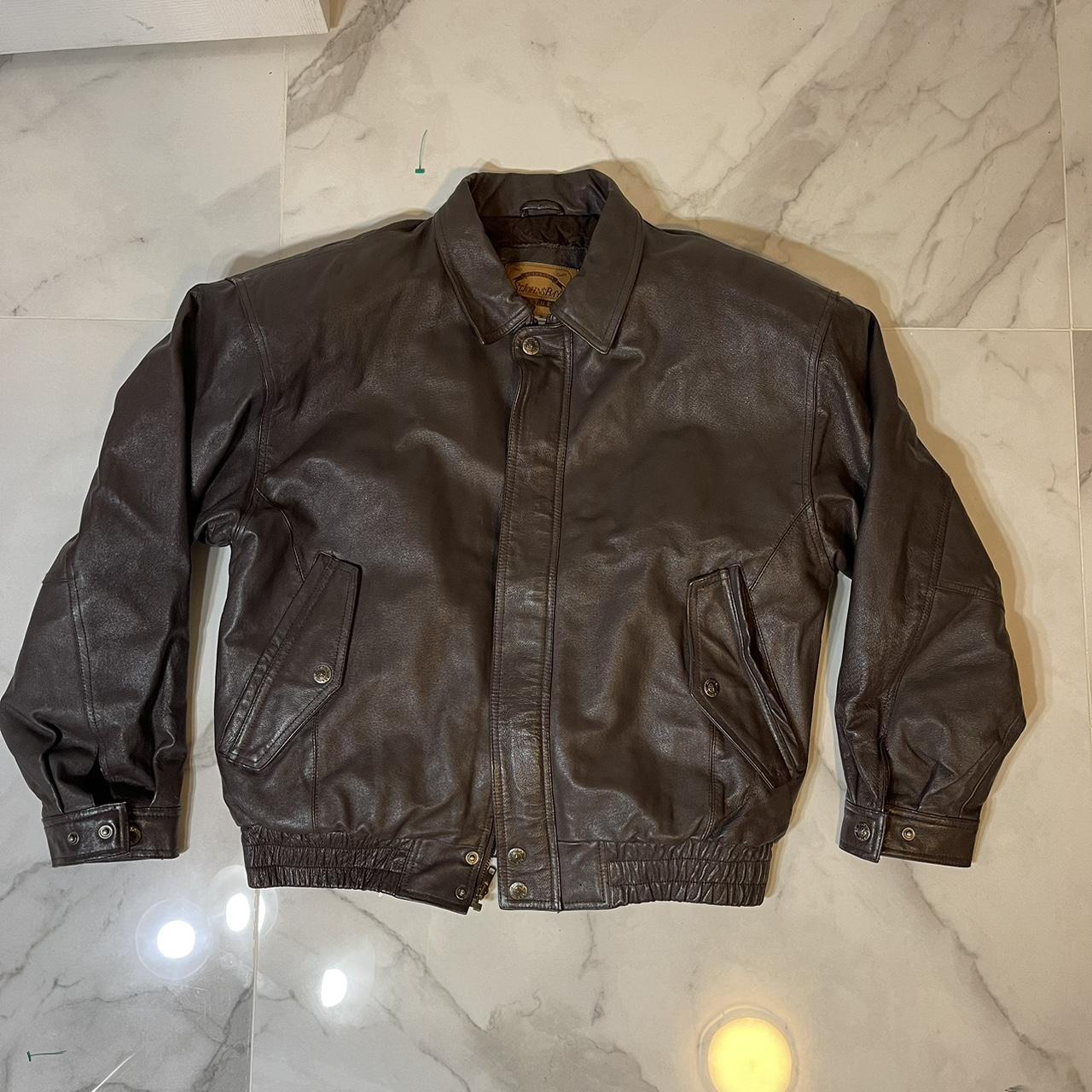 Authentic st john's bay leather jacket hotsell