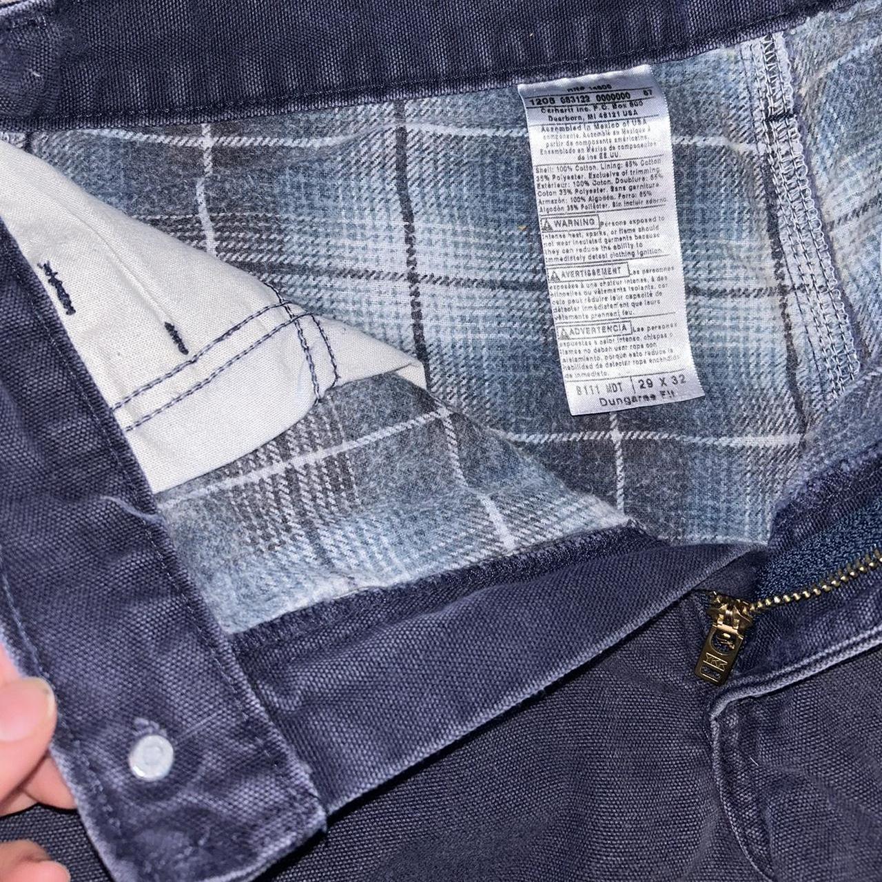 Carhartt flannel lined cargo pants 29 x 32 *... Depop