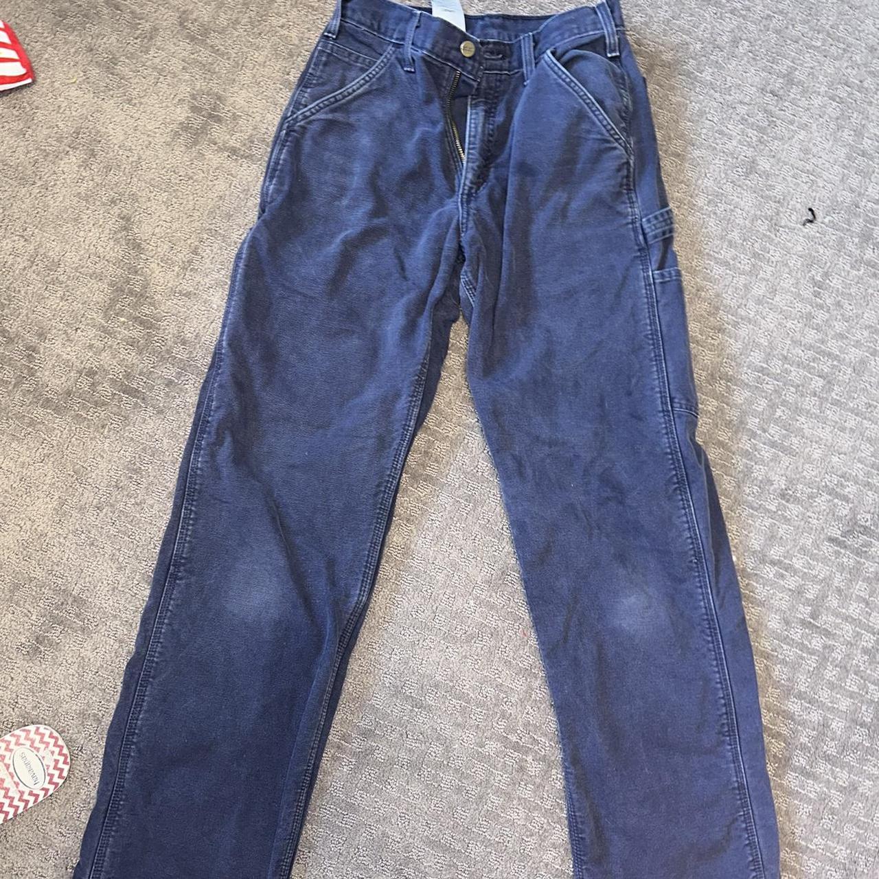 Carhartt flannel lined cargo pants 29 x 32 *... Depop