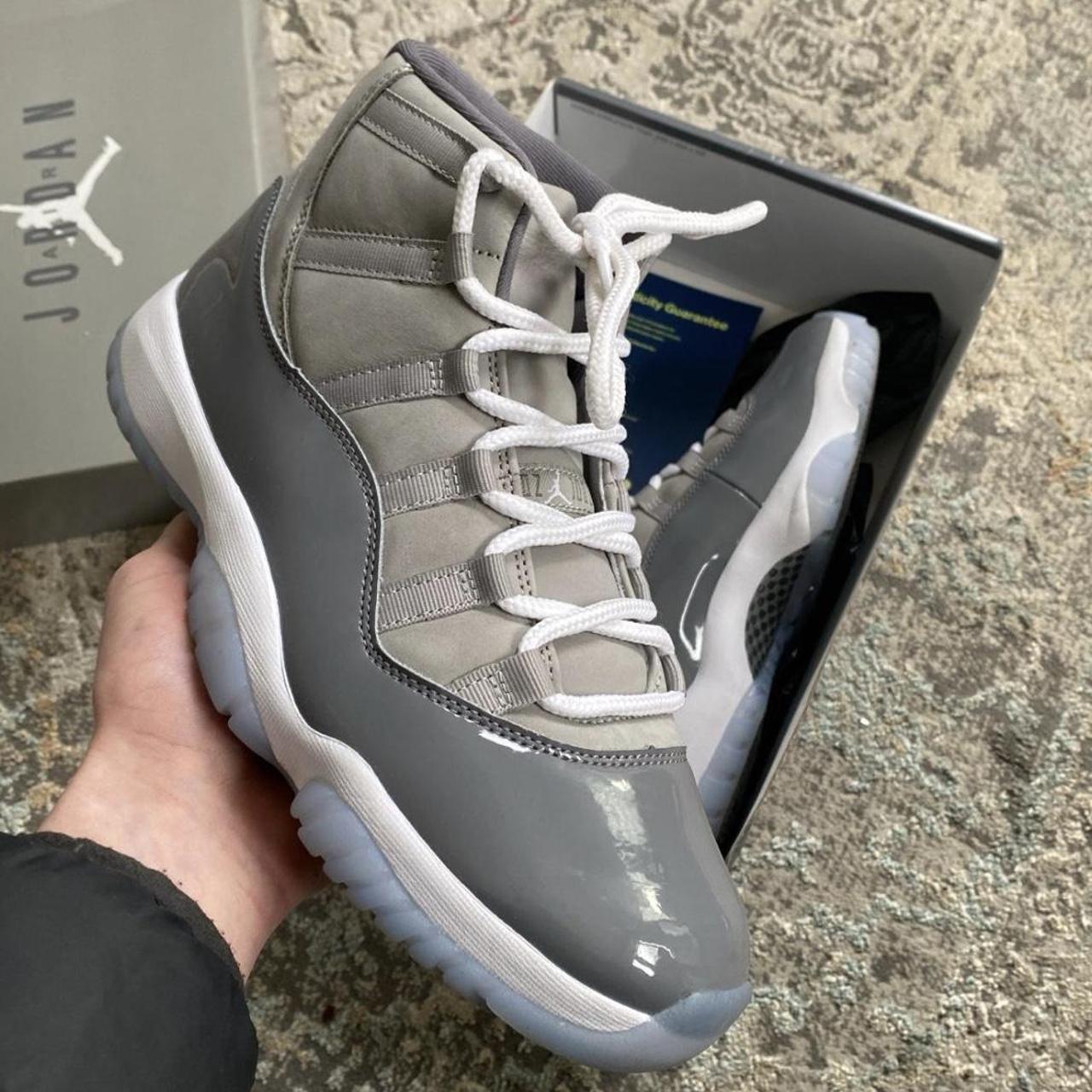 metallic grey jordan 11
