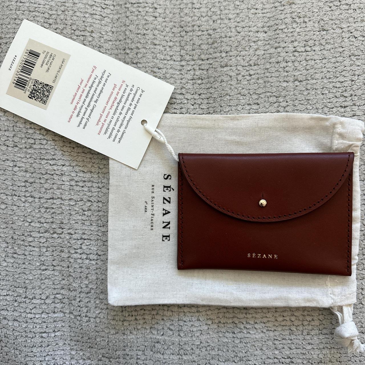 Brand new Sezane Lisa Card Holder in Natural... - Depop