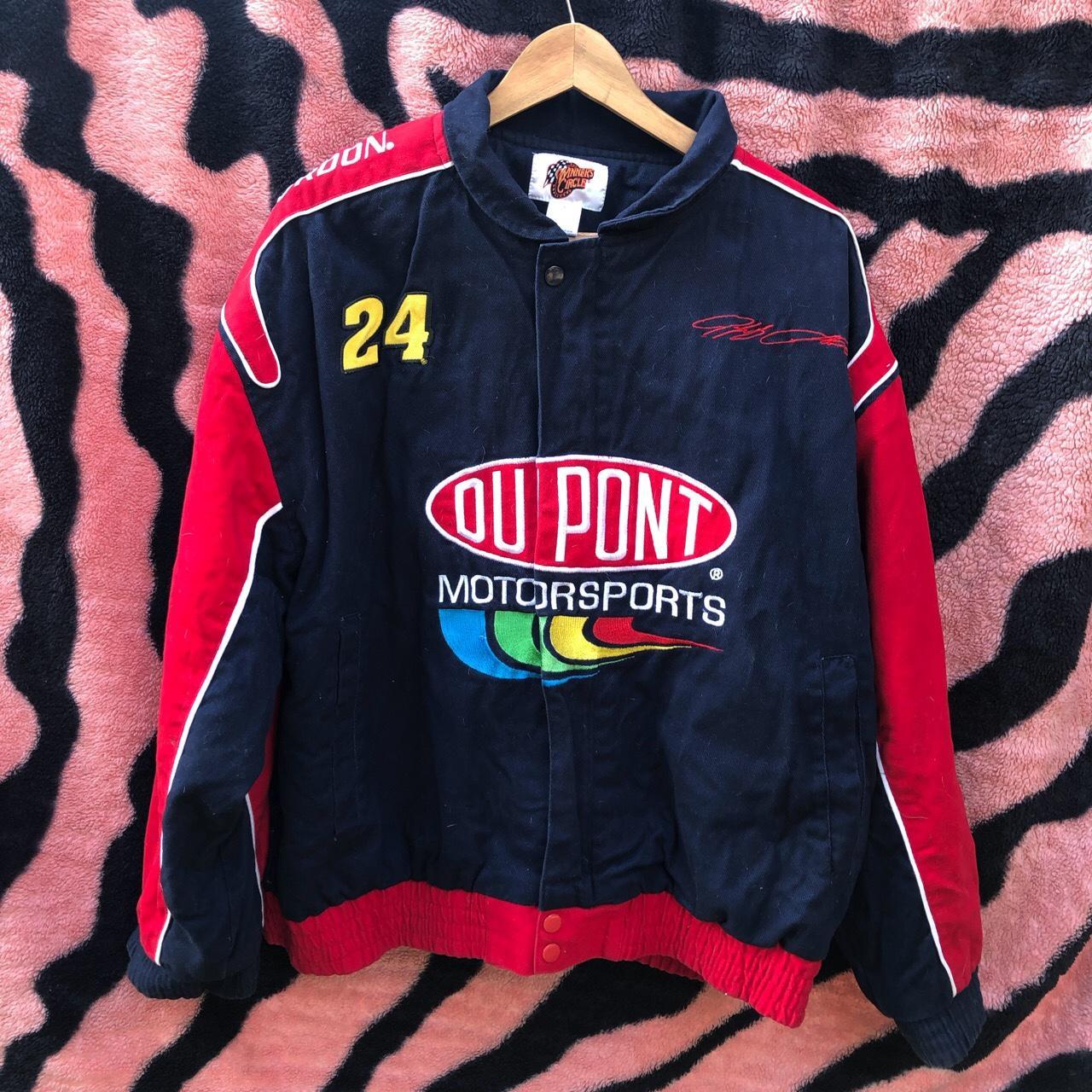 DU PONT 90s Vintage Jeff Gordon Jacket Winners... - Depop