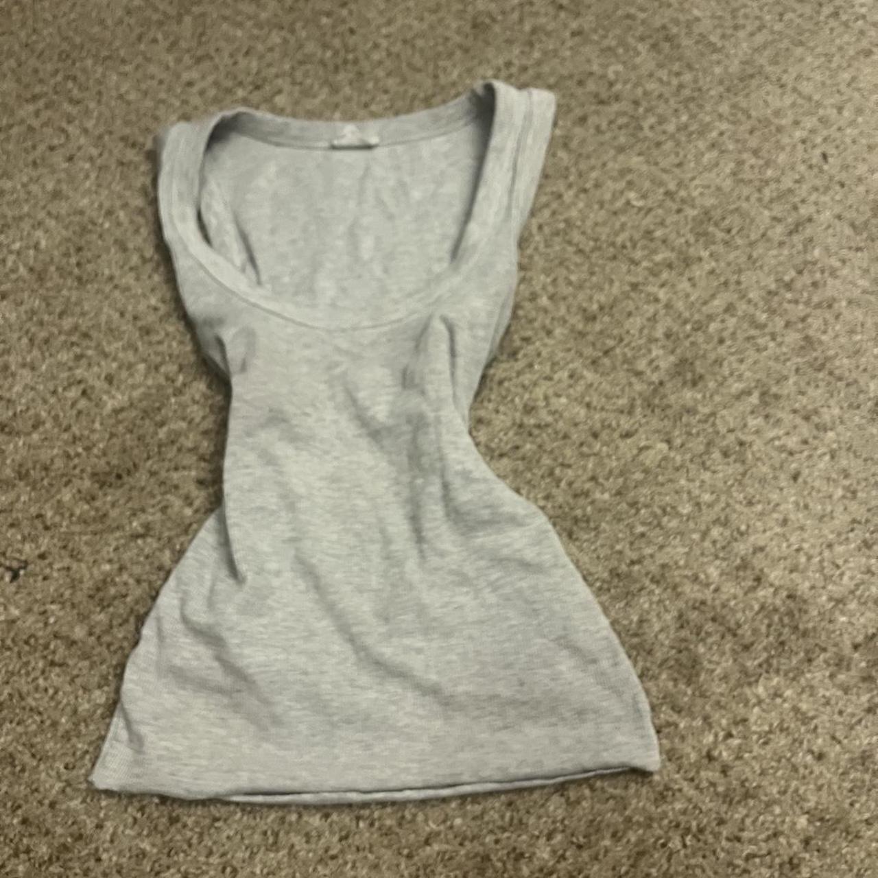 Cotton On Women's Grey Veststankscamis Depop