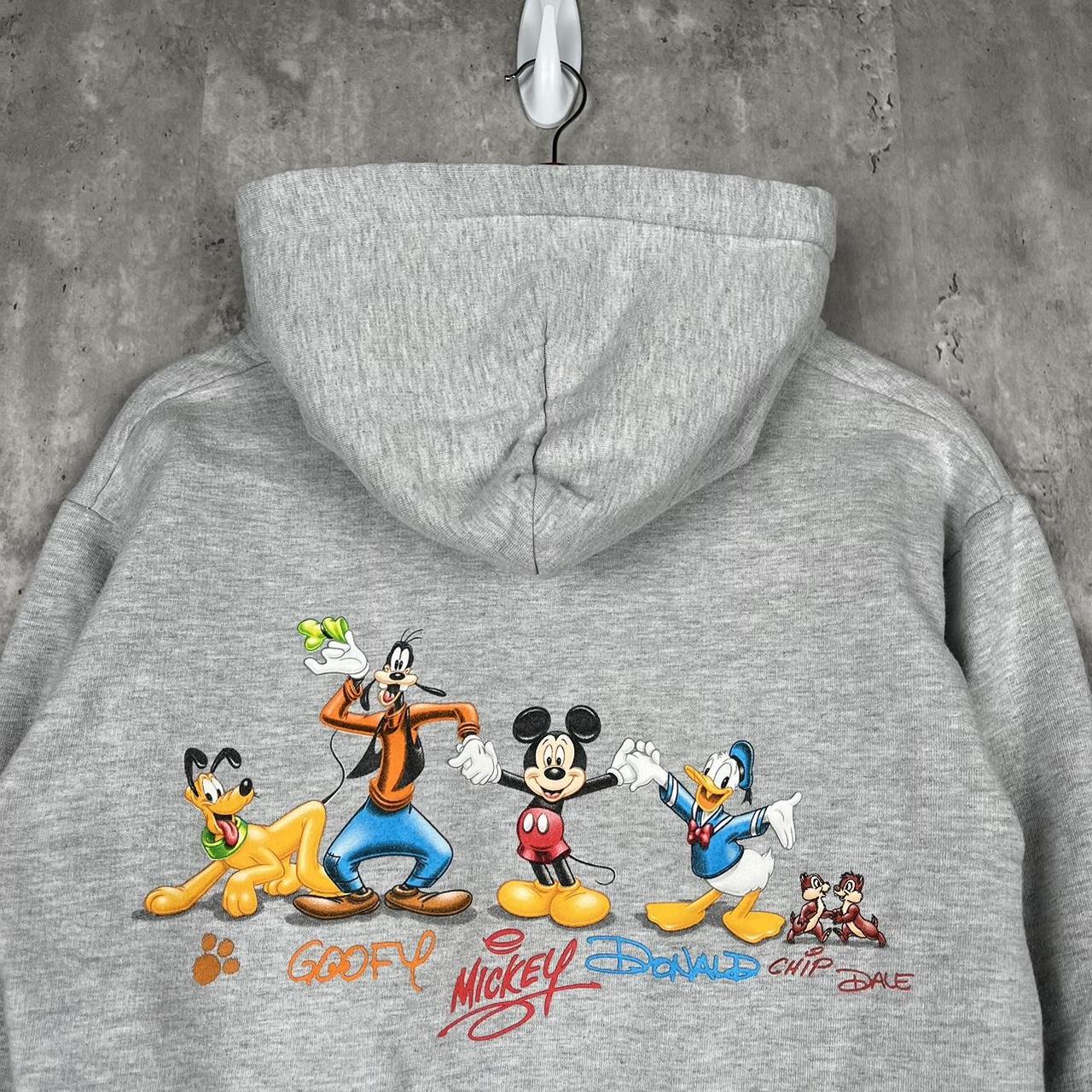 Vintage Size XL Disney Mickey Mouse Fleece Hoodie in - Depop