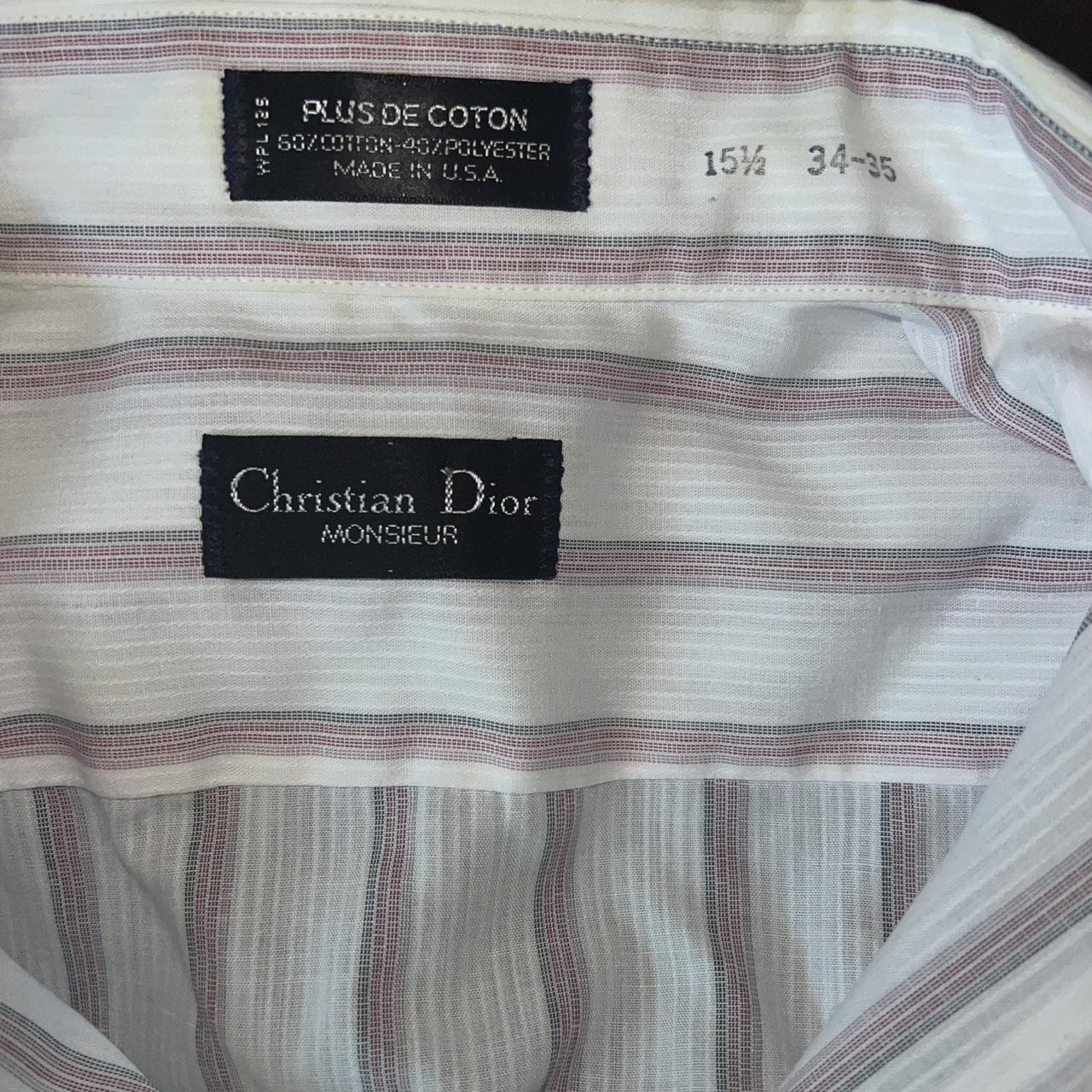 Christian Dior Men's White Shirt | Depop