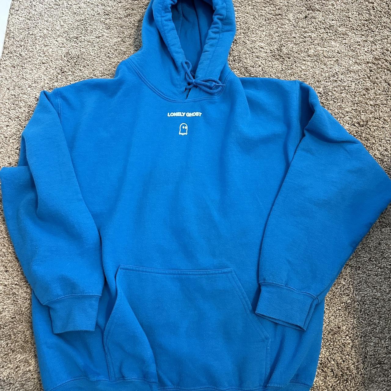 large lonely ghost hoodie - Depop