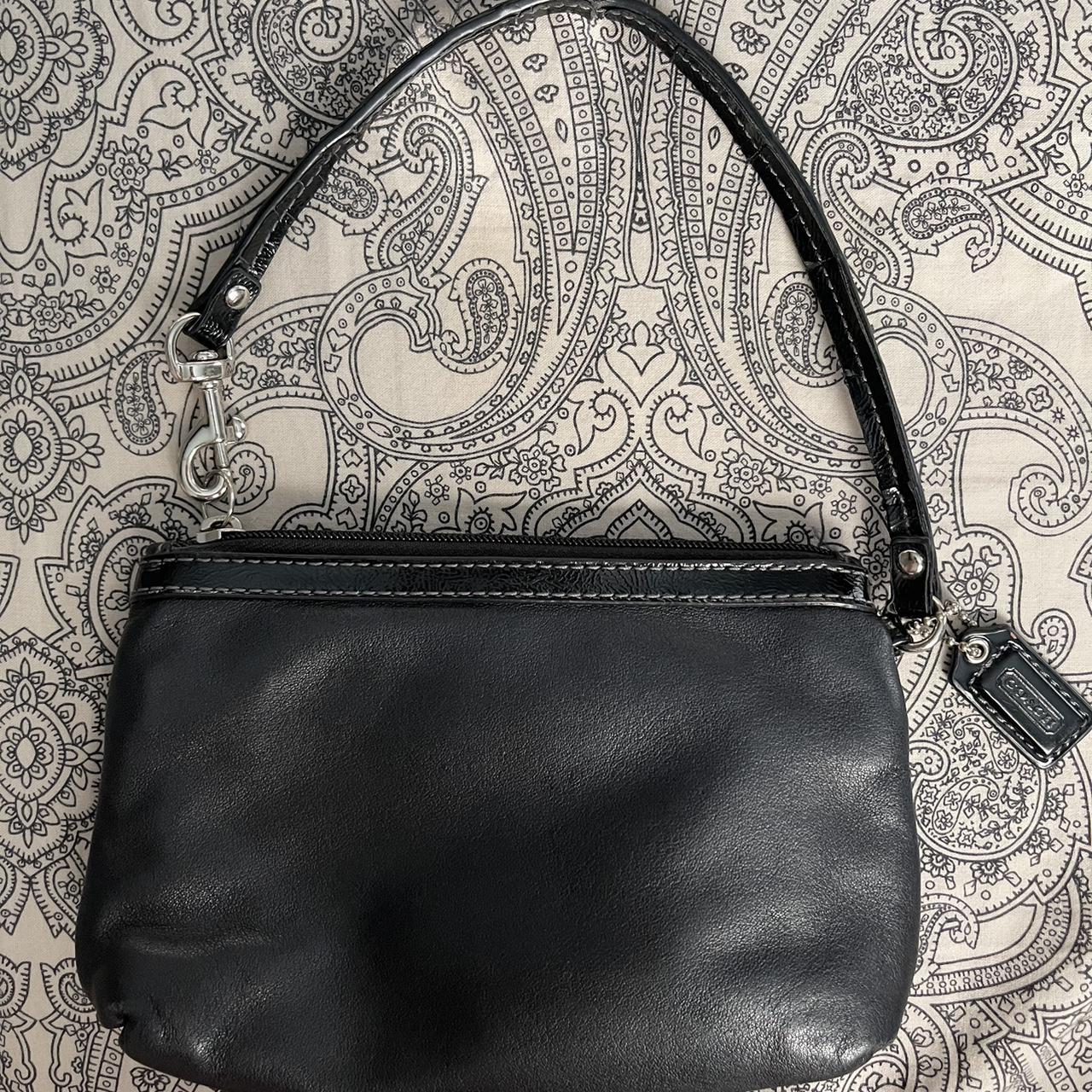 Little black coach clutch! Goes well with a night - Depop