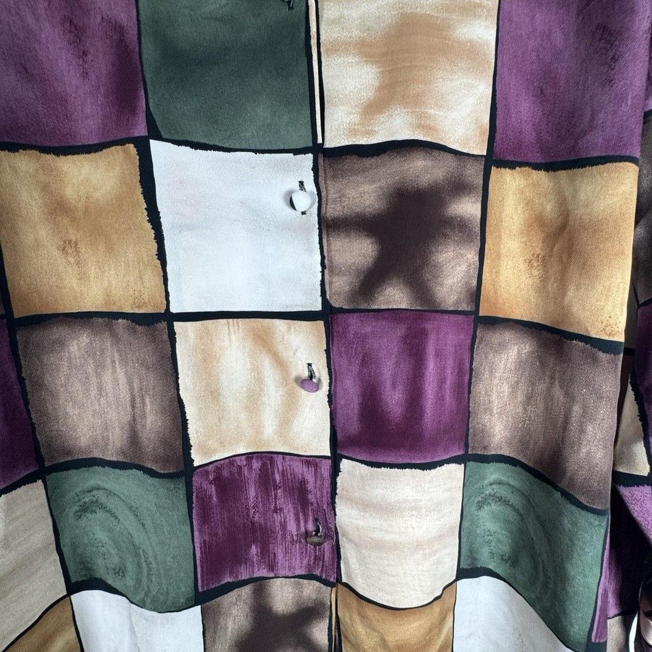 Source Unknown Women's Blouse - Multi/Purple - L … - image 4