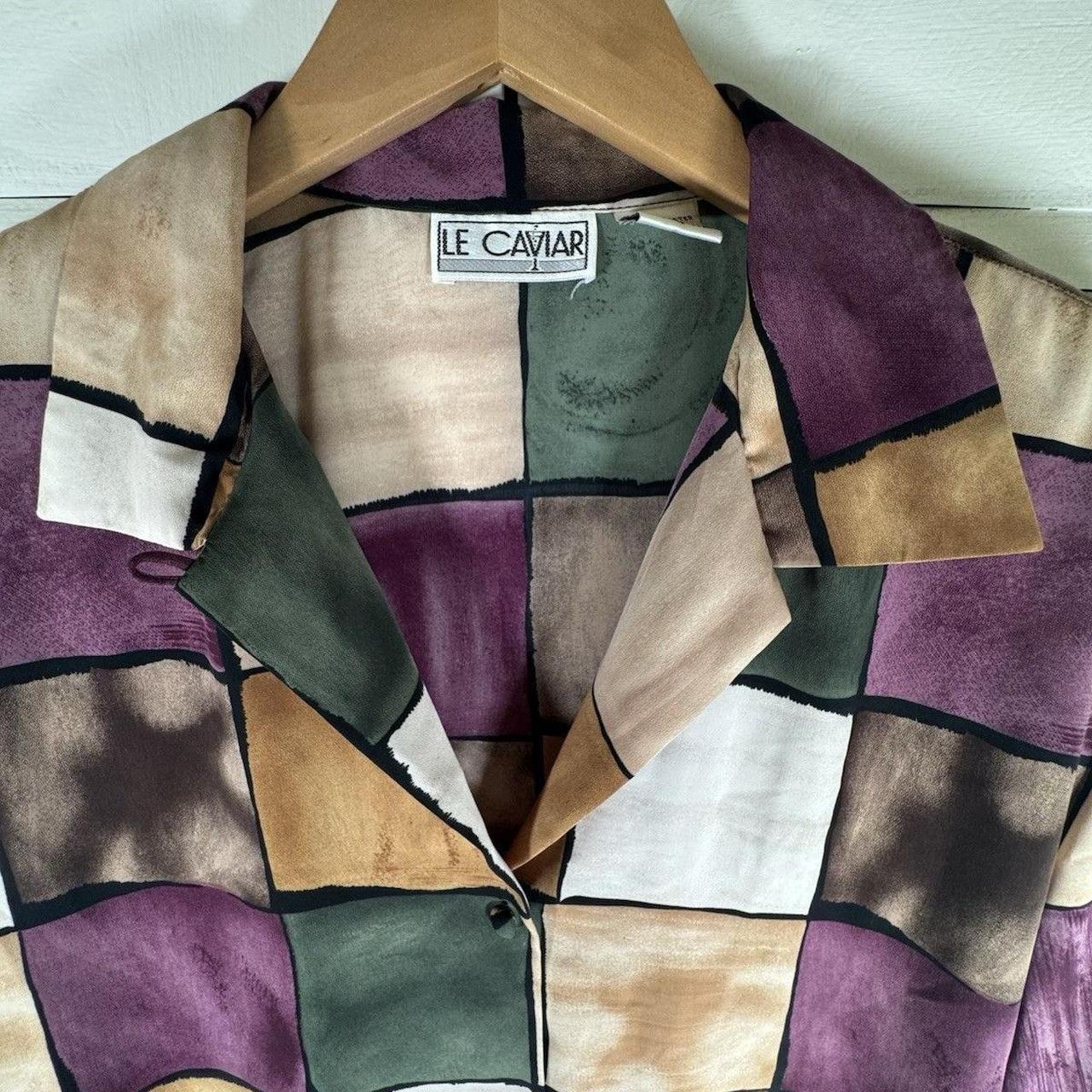 Source Unknown Women's Blouse - Multi/Purple - L … - image 3