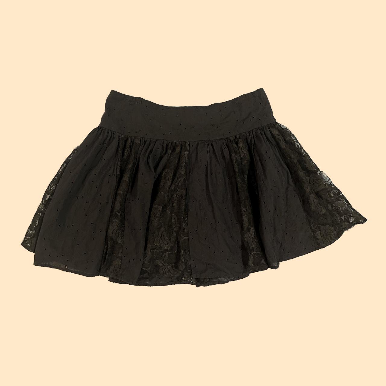 Copper Key Women's Black Skirt | Depop