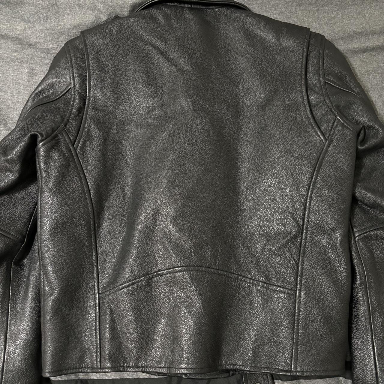 Genuine leather jacket, heavy duty. - Depop