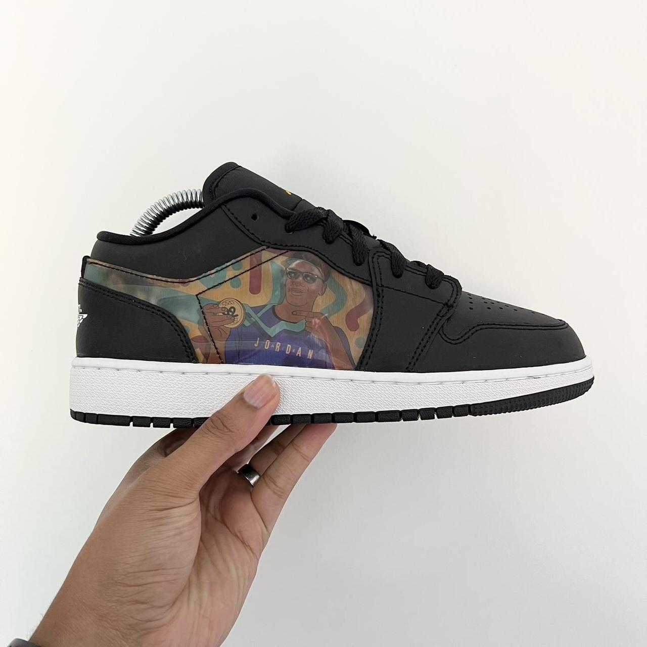 low black and white jordan