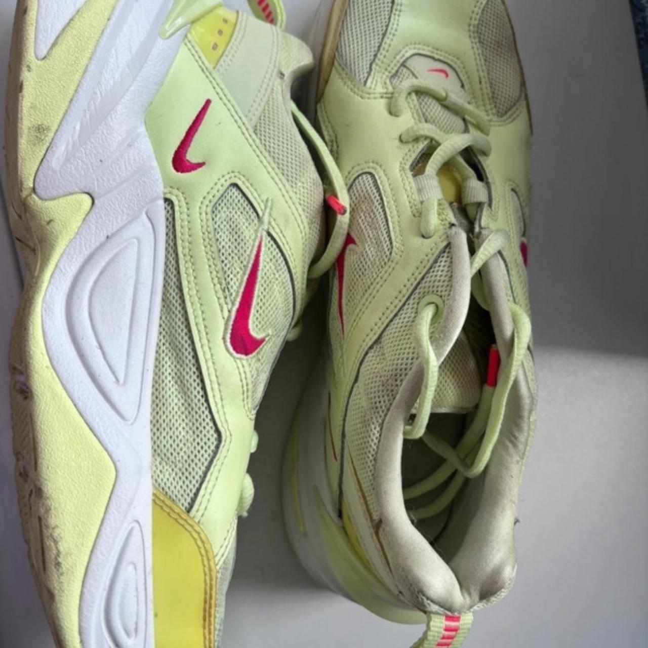 Green Nike M2K Tekno size 6.5 Depop