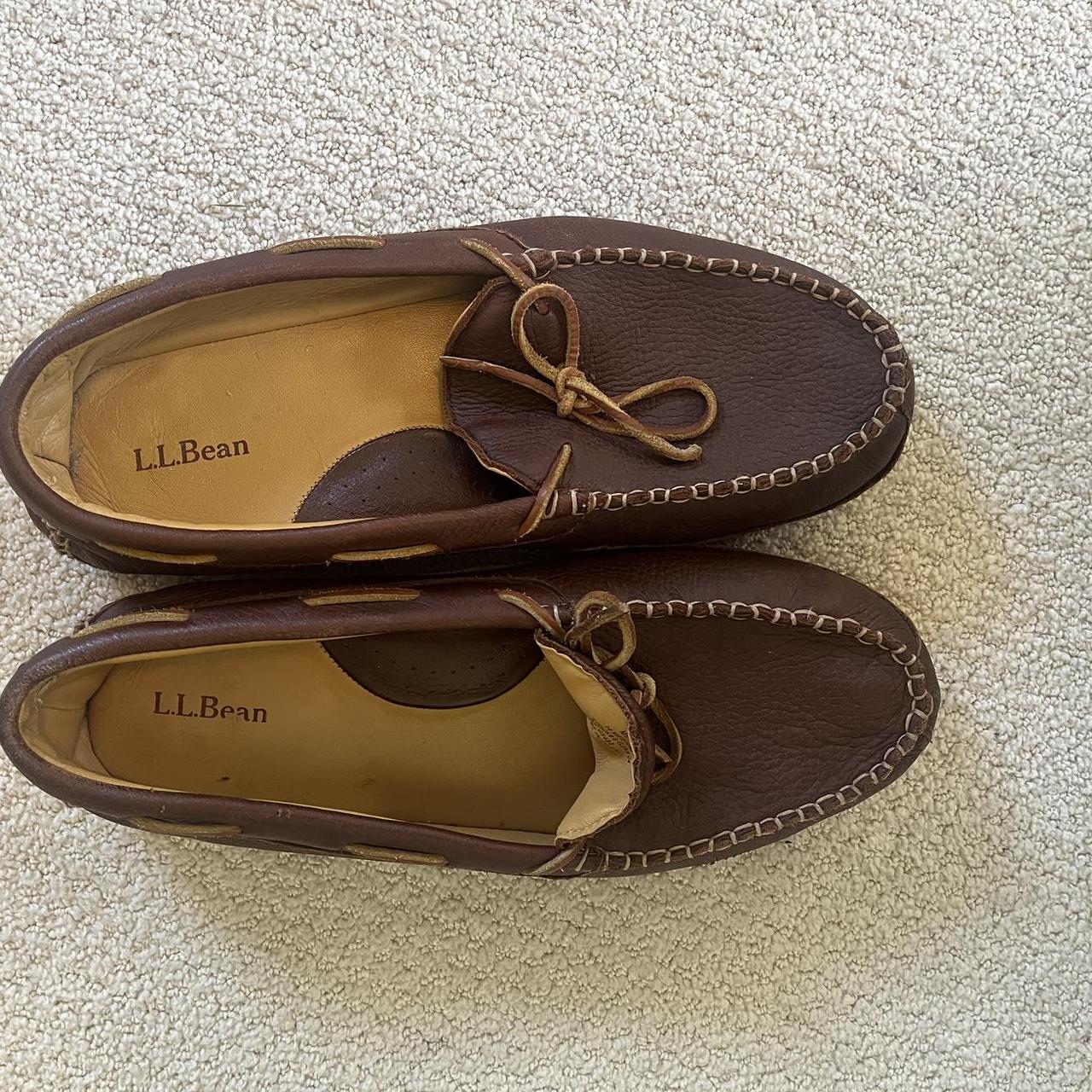 LL Bean leather slippers. Size 14 but fit like 13 Depop