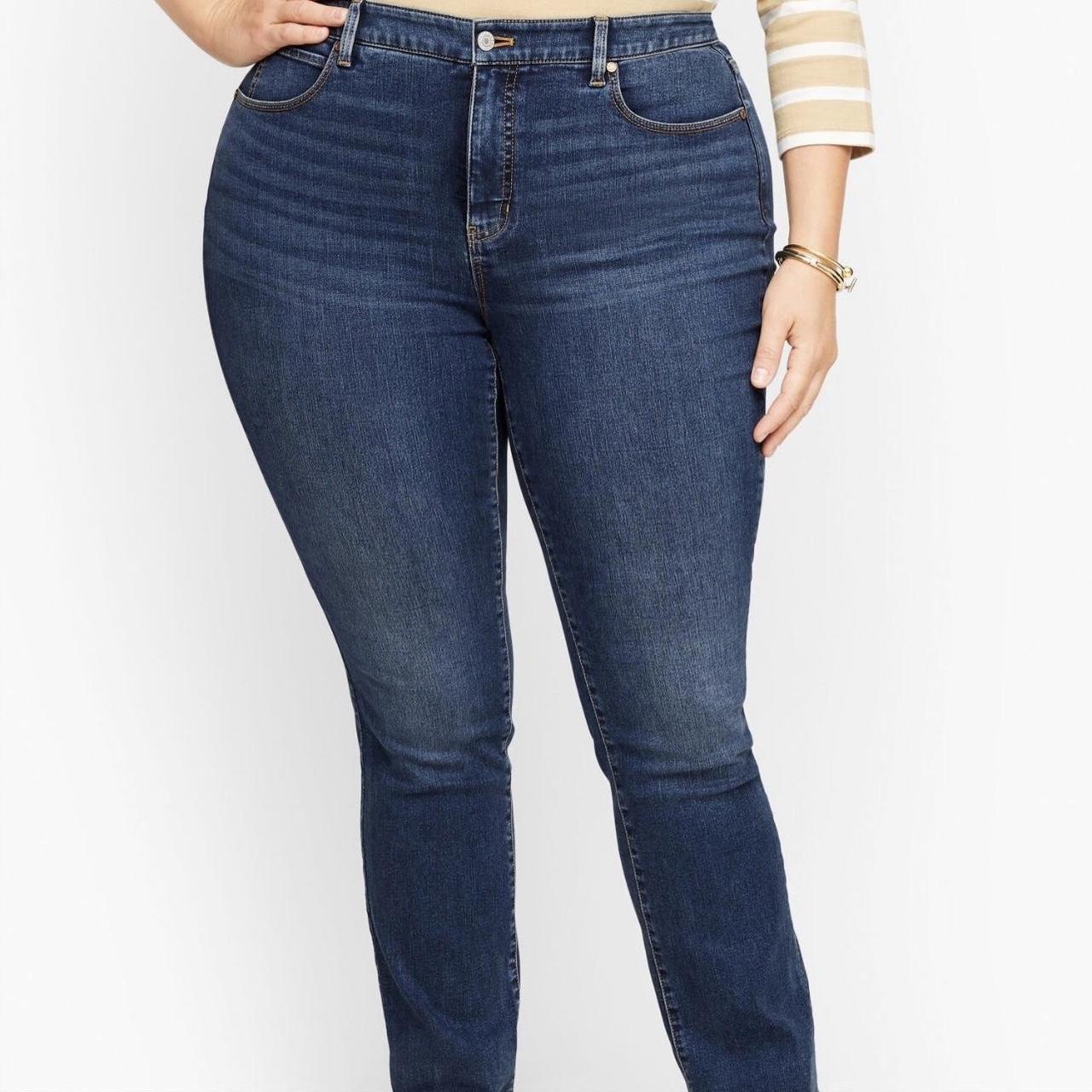 Talbots high-rise straight leg jeans with Depop
