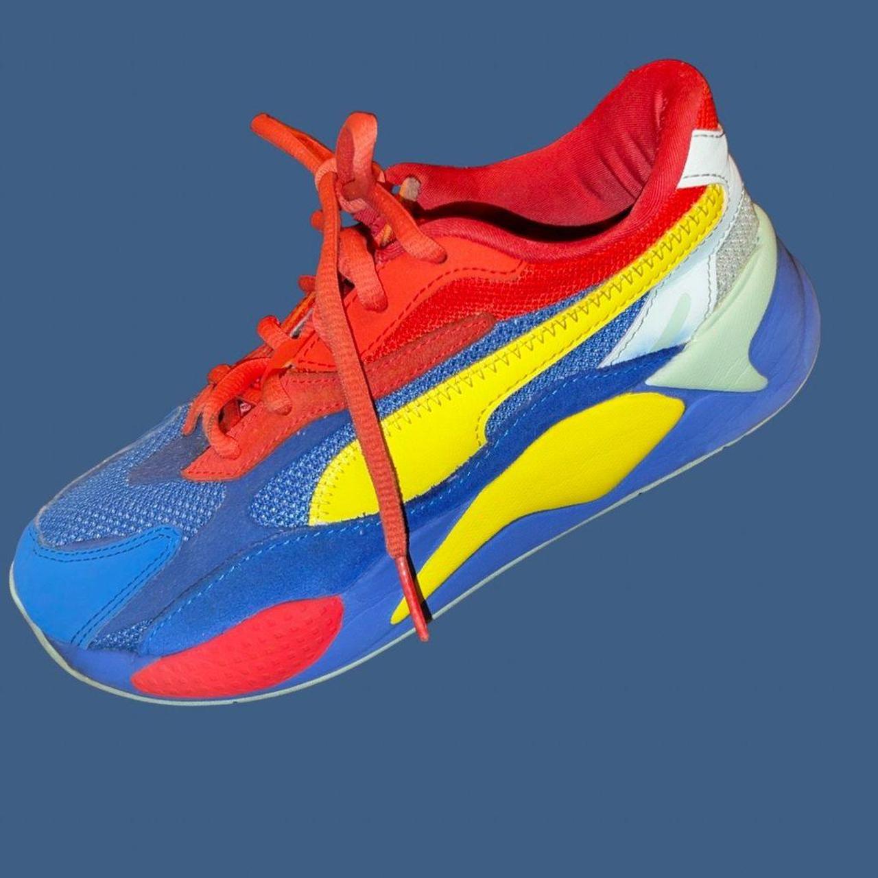 red white blue pumas