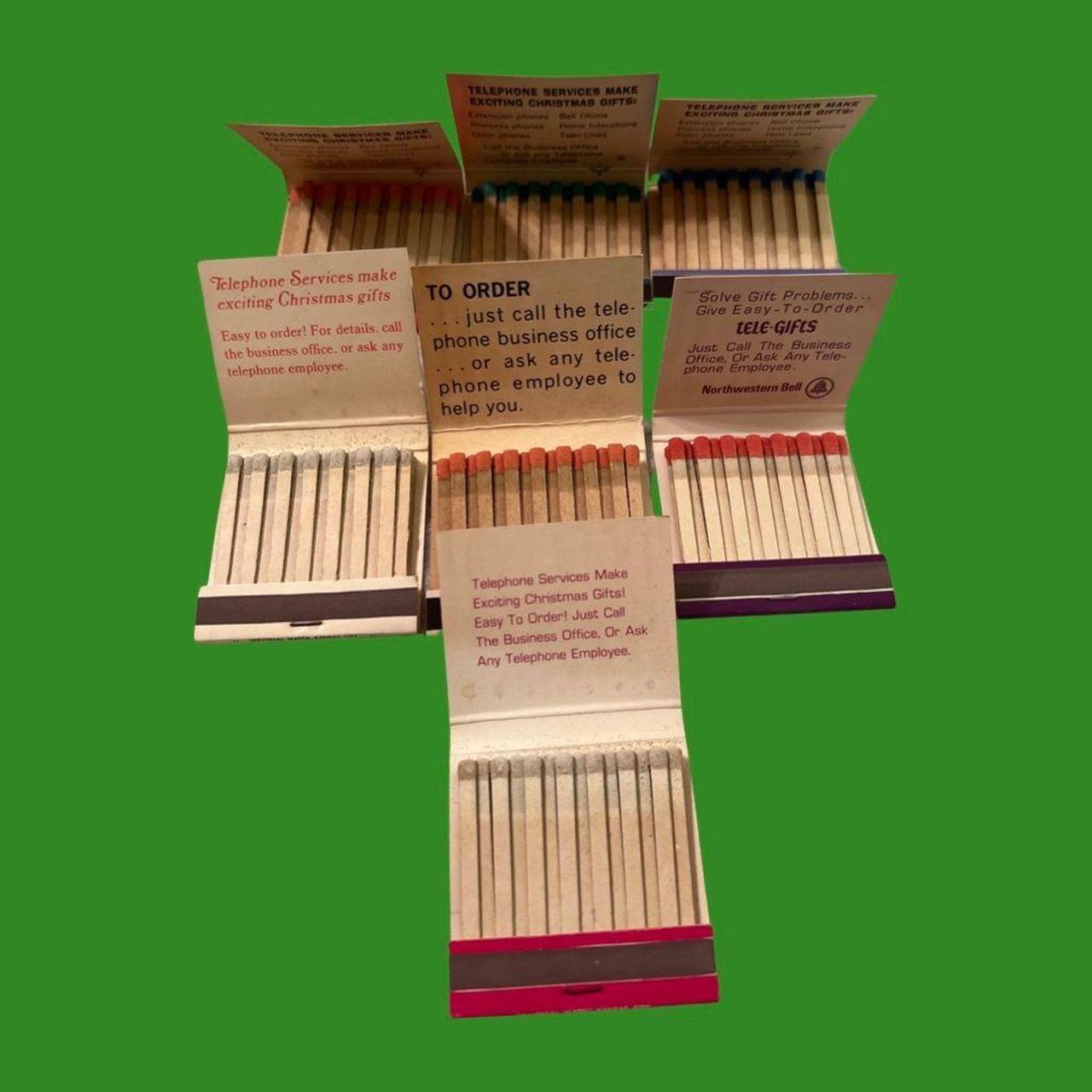 🎄🎁 Super Cool 7 Tele Gift Unstruck Matchbooks... - Depop