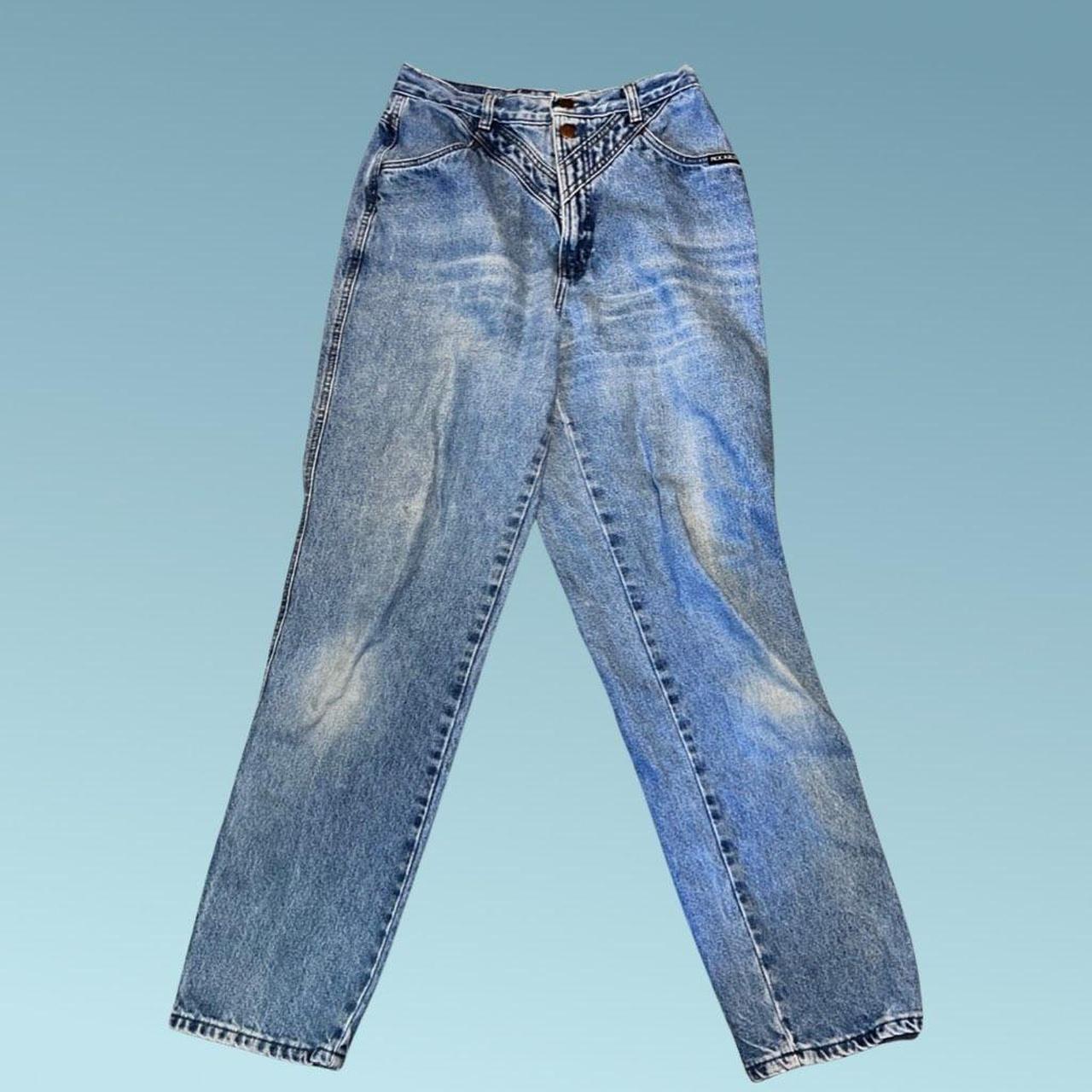 Vintage Women's Rockies Western High Waist Jeans - Depop