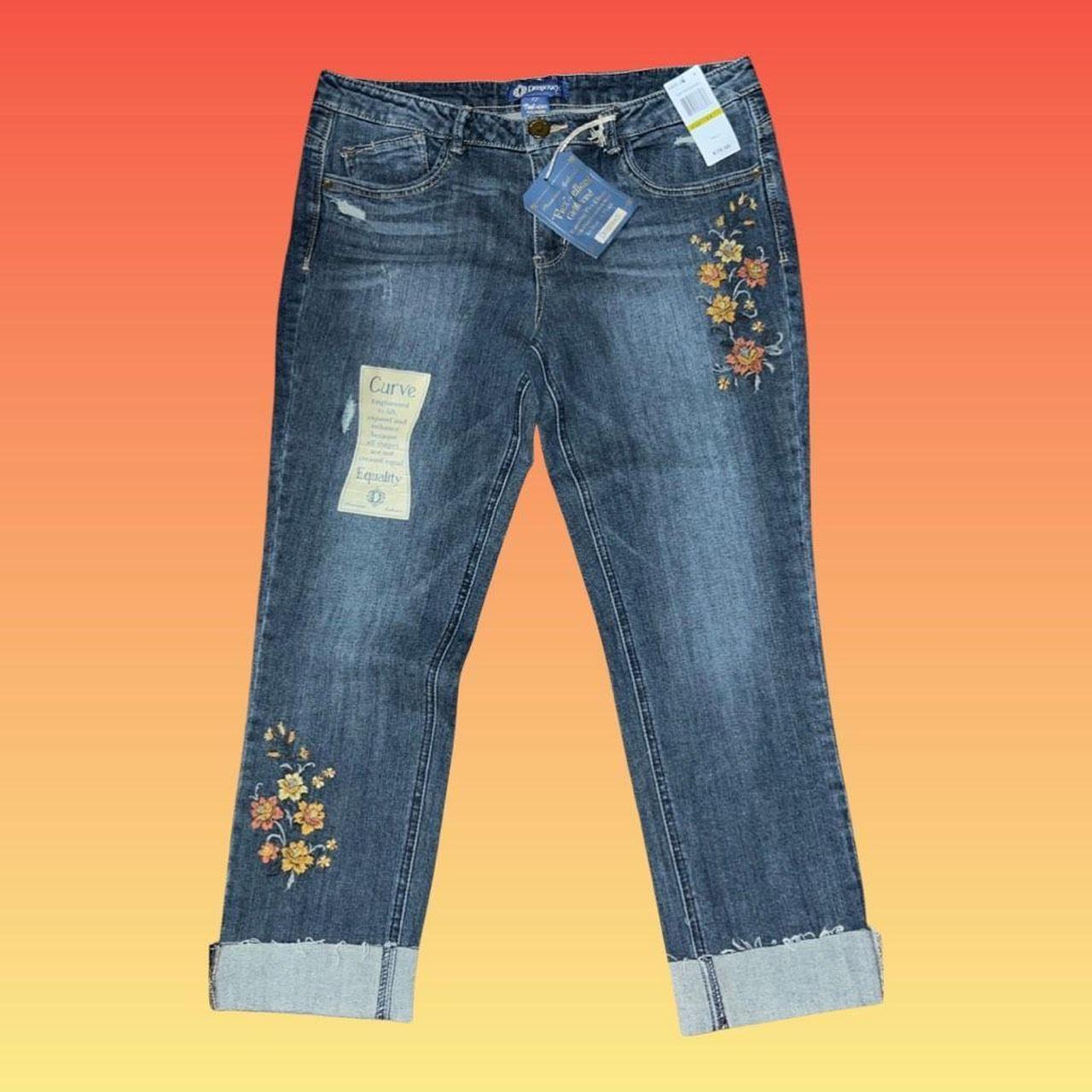 Democracy on sale embroidered jeans