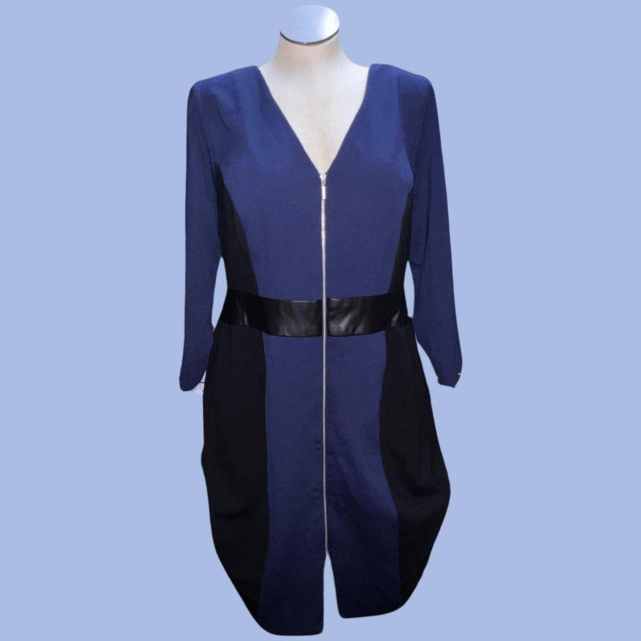 NWT Prabal Gurung Lane Bryant Navy Black Colorblock Depop