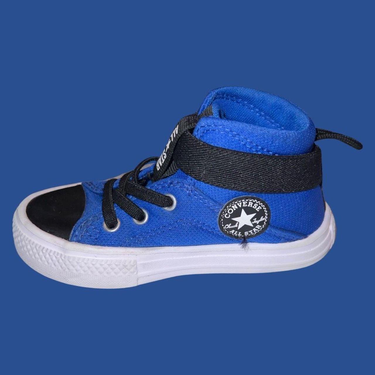 Blue toddler deals converse